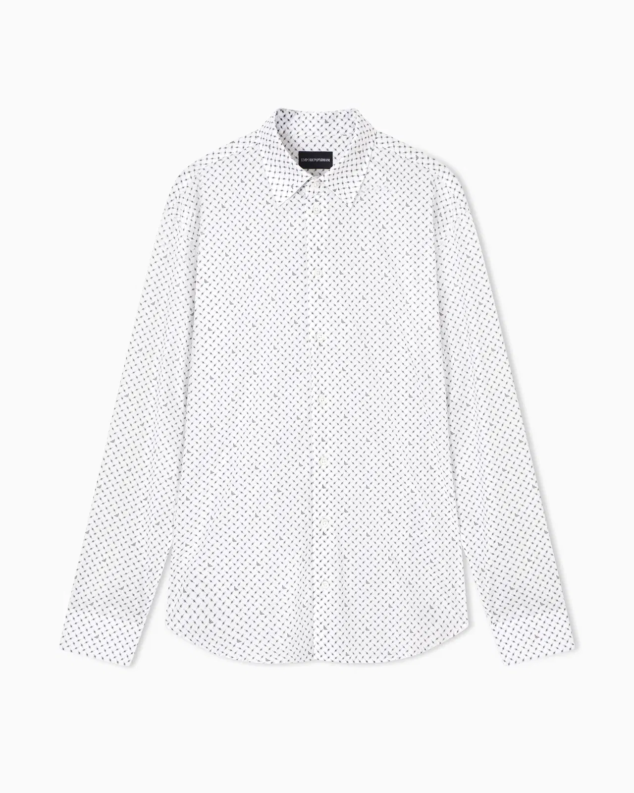 Emporio Armani Shirt with all-over micro-pattern print