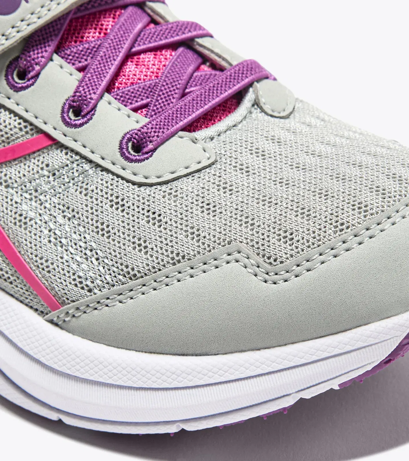 Diadora Snipe 2 Jr Silver Dd/Pink Shocking