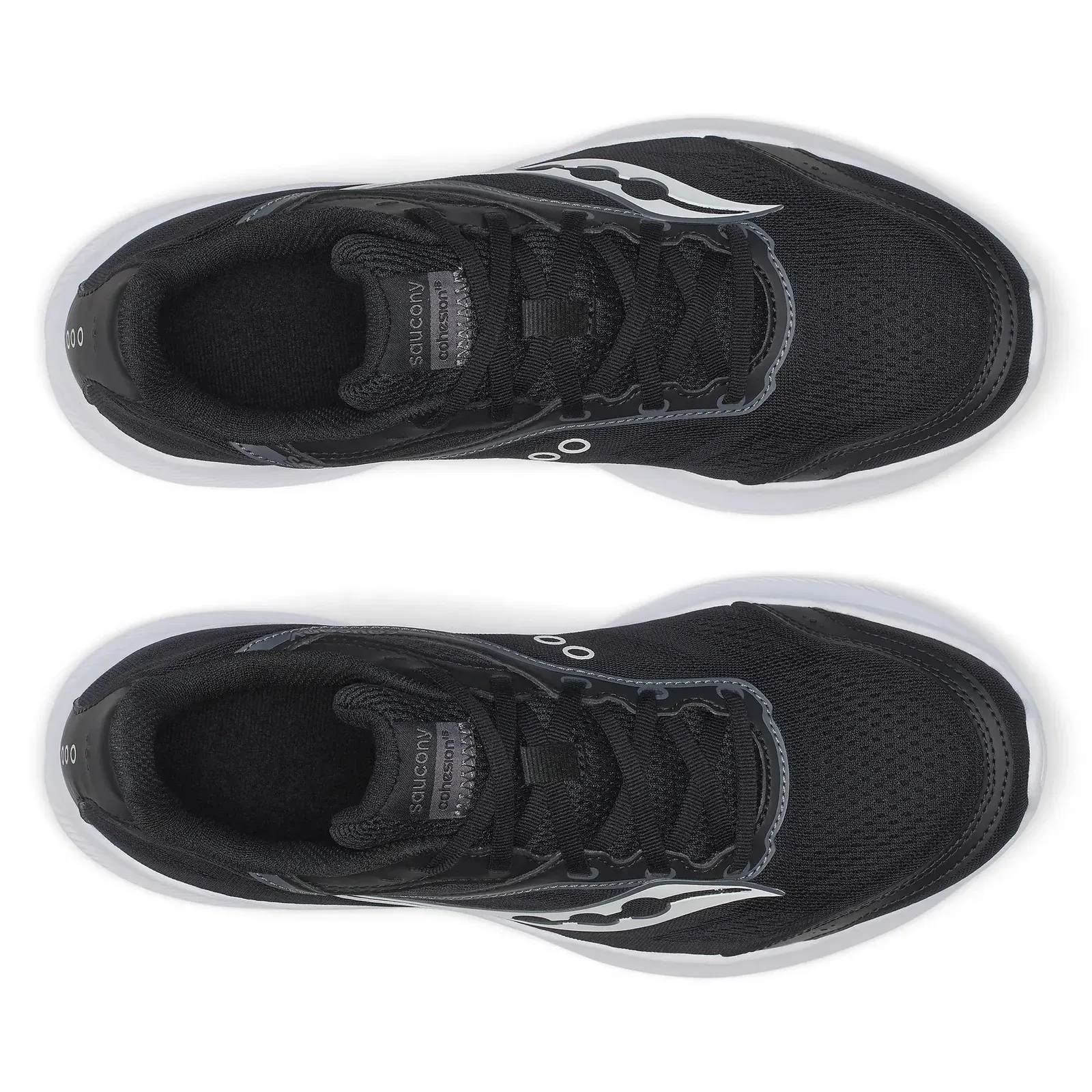 Saucony Men's Cohesion 18 Wide Black | White