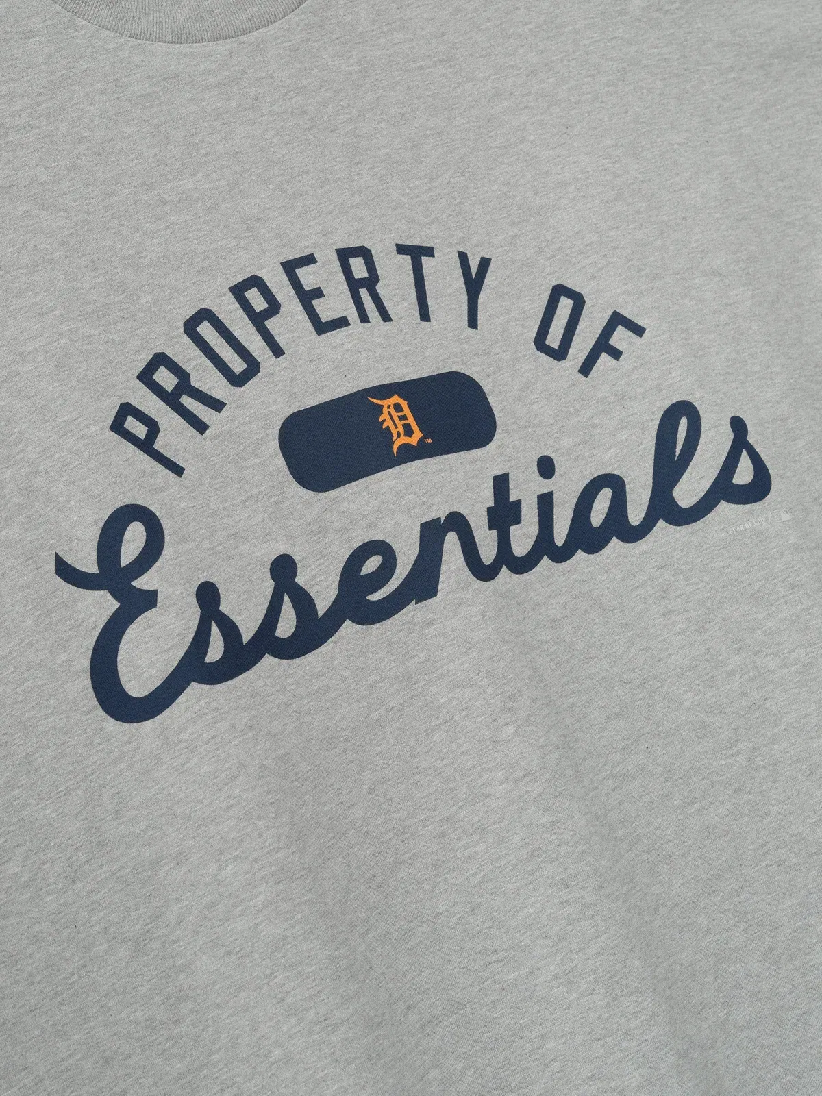 Essentials Tigers Merch T-Shirt Concrete Heather