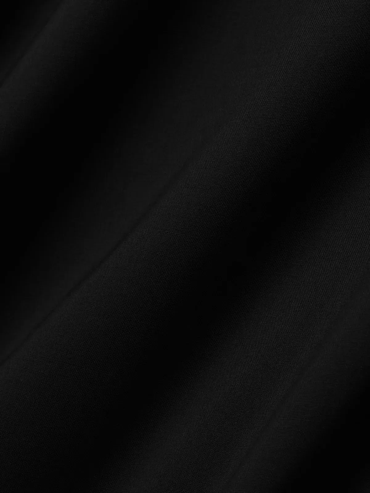 Essentials Easy Care Wool Relaxed Lapelless Jacket Black
