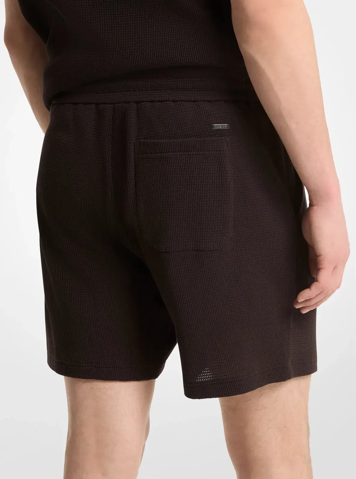 Michael Kors Waffle Knit Shorts BLACK