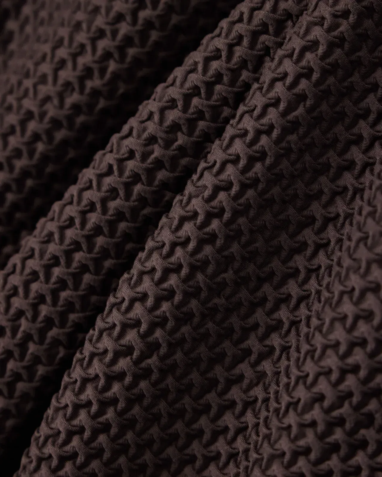 Emporio Armani Jacket with off-centre fastening in embossed two-way stretch jersey