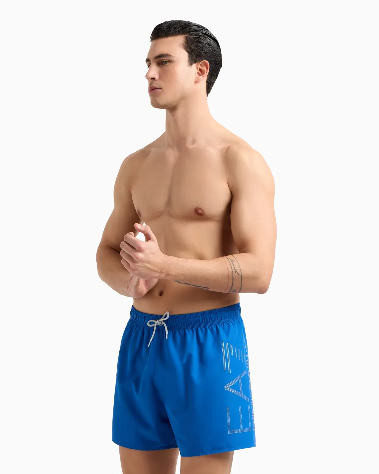 EA7 Bathing trunks with a drawstring waist and side pockets
