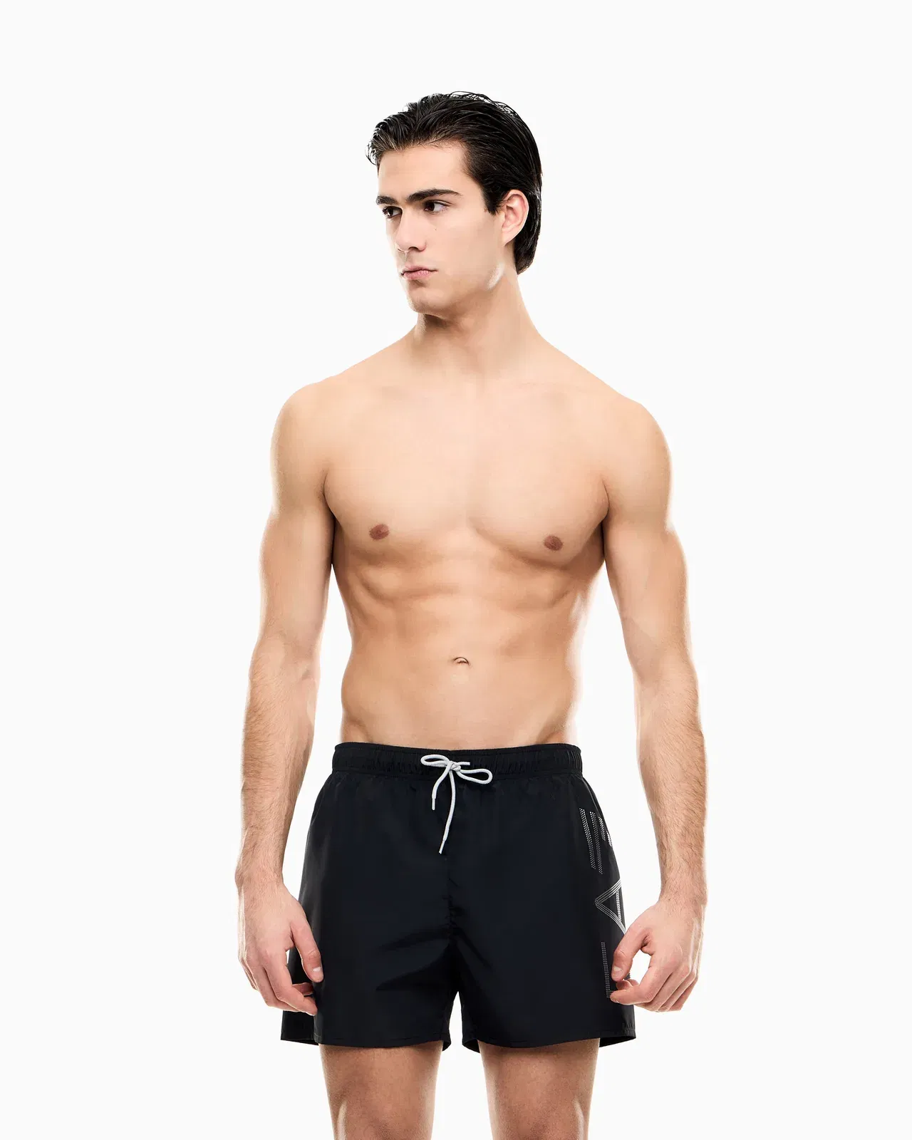 EA7 Bathing trunks with a drawstring waist and side pockets