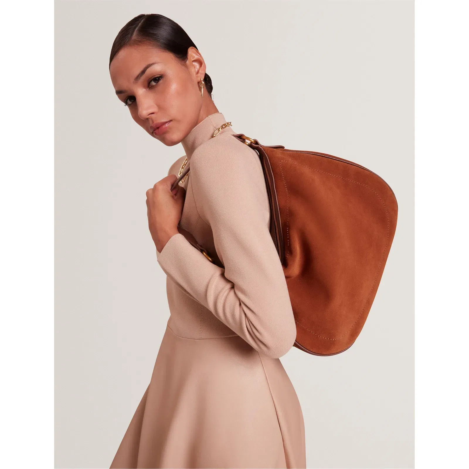 Ted Baker Suede Hobo Bag