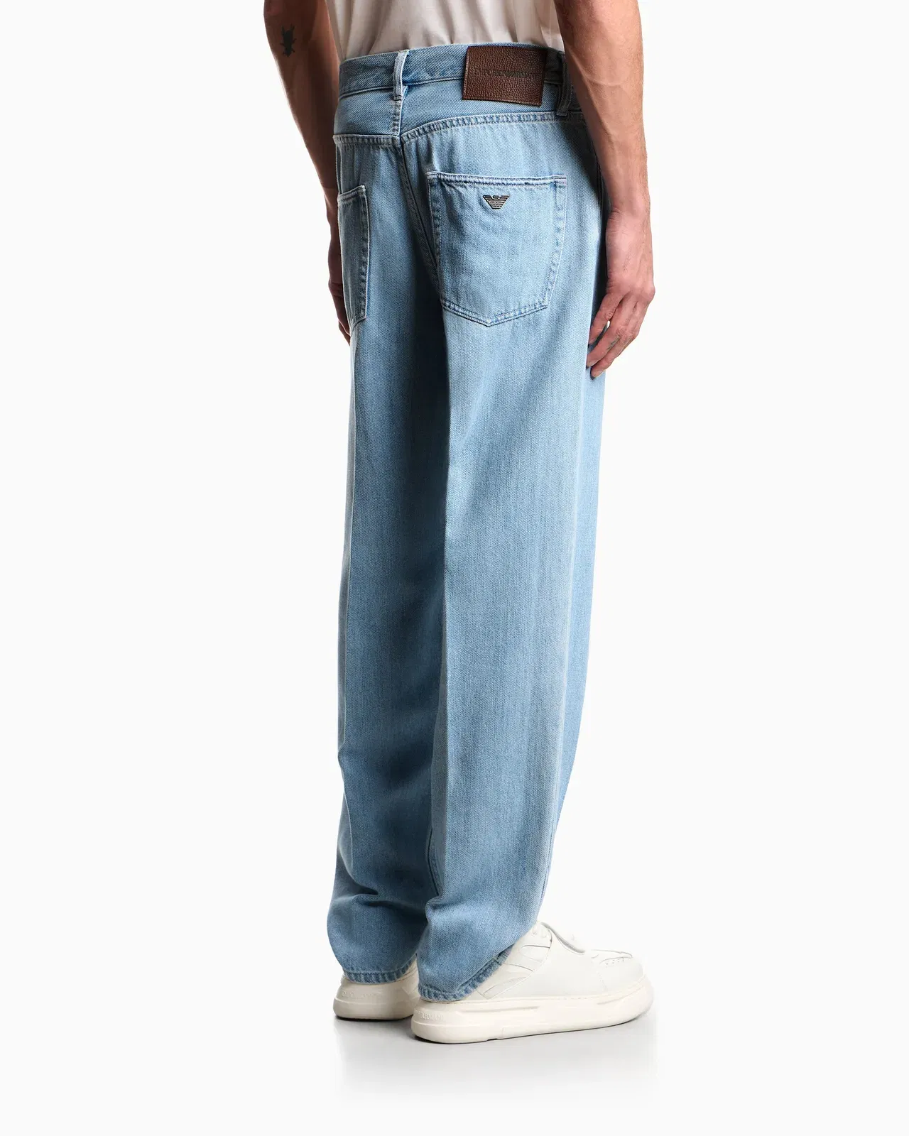 Emporio Armani J73 loose fit jeans in Lyocell blend denim