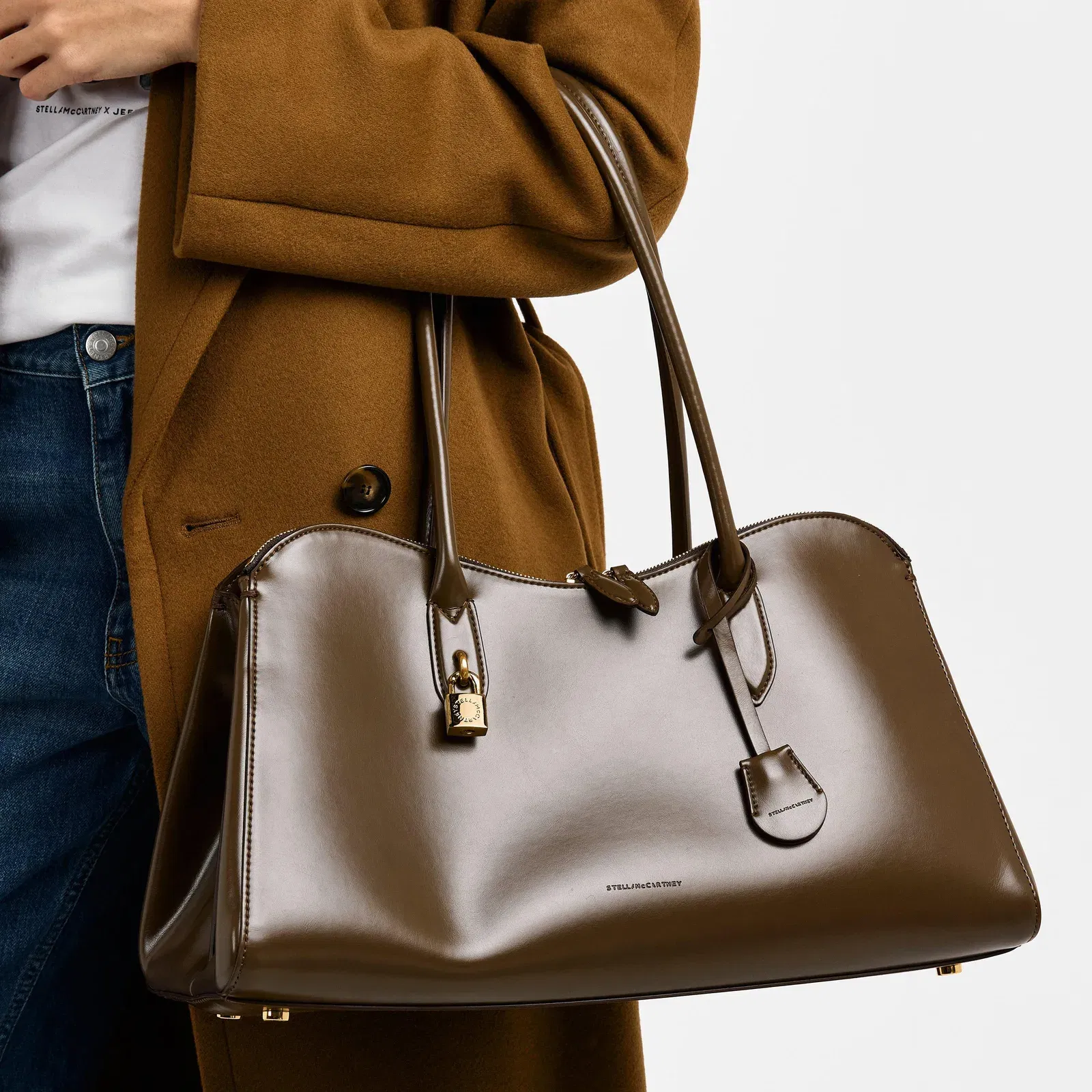 Shiny Ryder Top Handle Bag