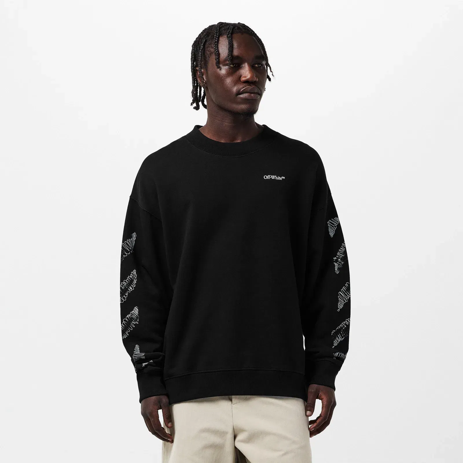 Scrib Skate Relaxed Fit Crew Sweatshirt