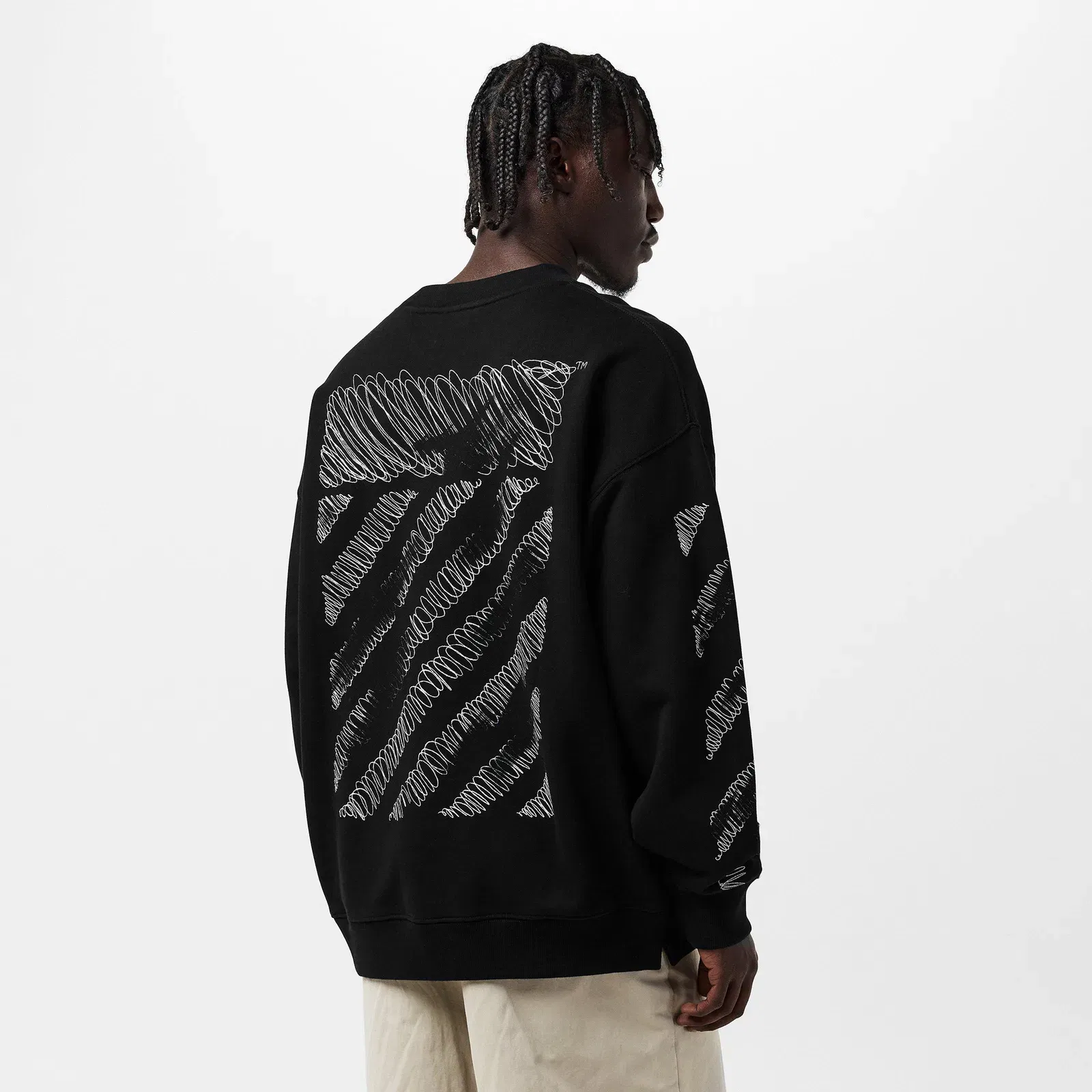 Scrib Skate Relaxed Fit Crew Sweatshirt