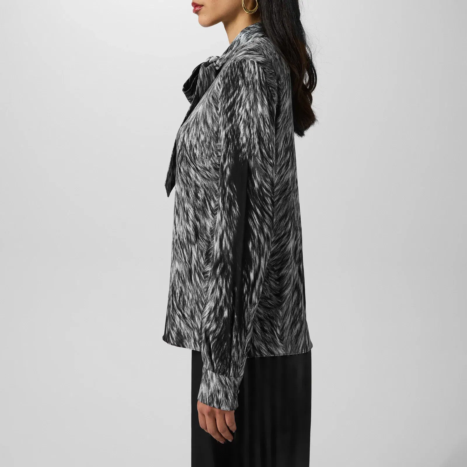 Animal-Print Blouse