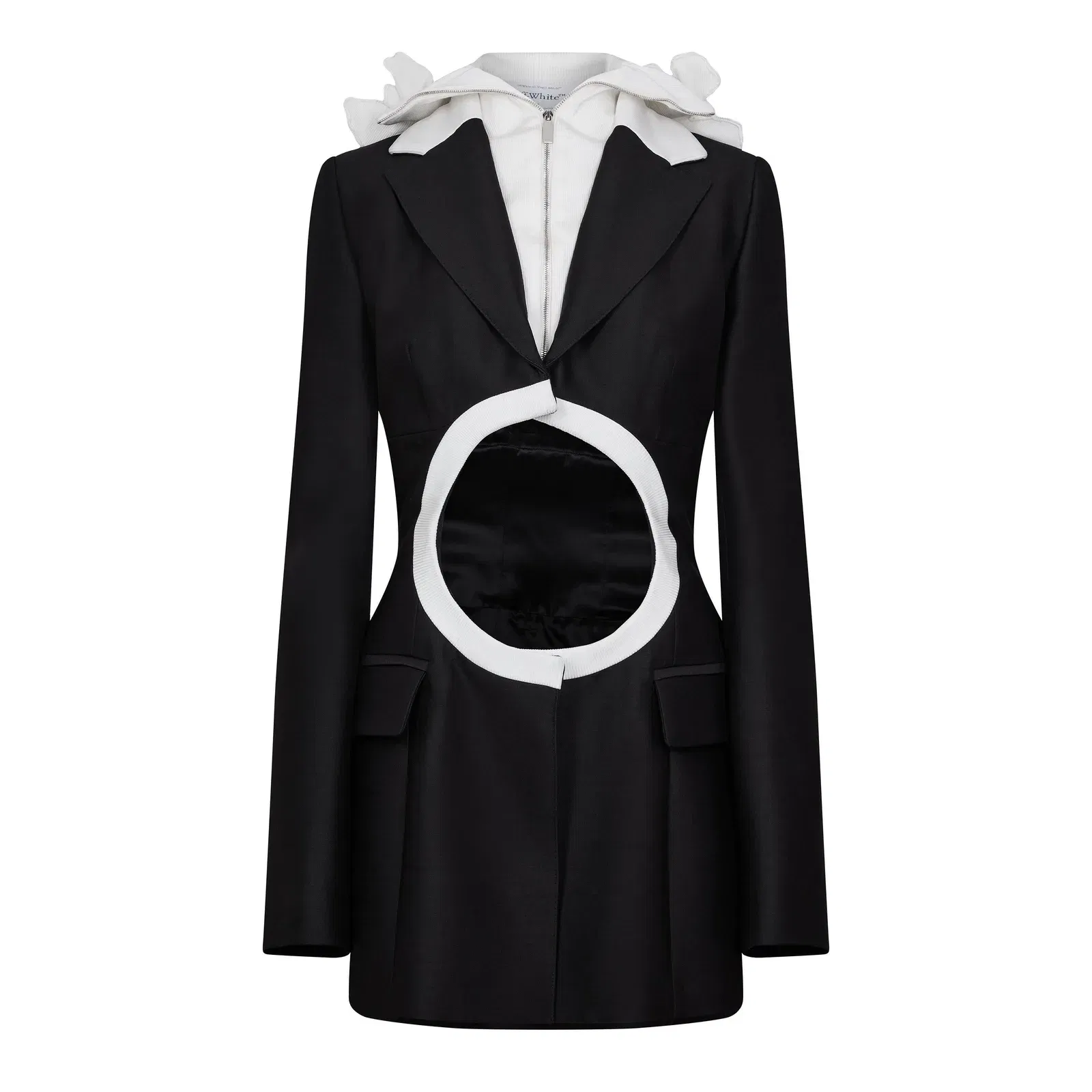 Suit Panelled Fitted Suit Jacket