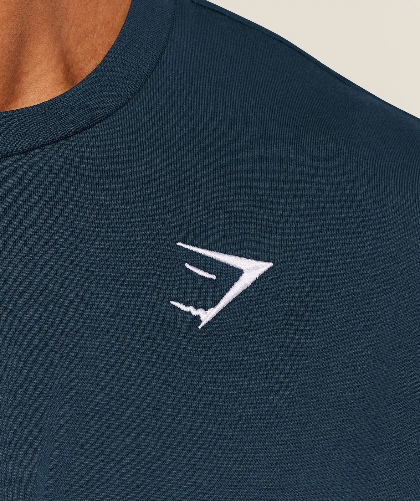 Gymshark Crest Oversized T-Shirt - GS Navy