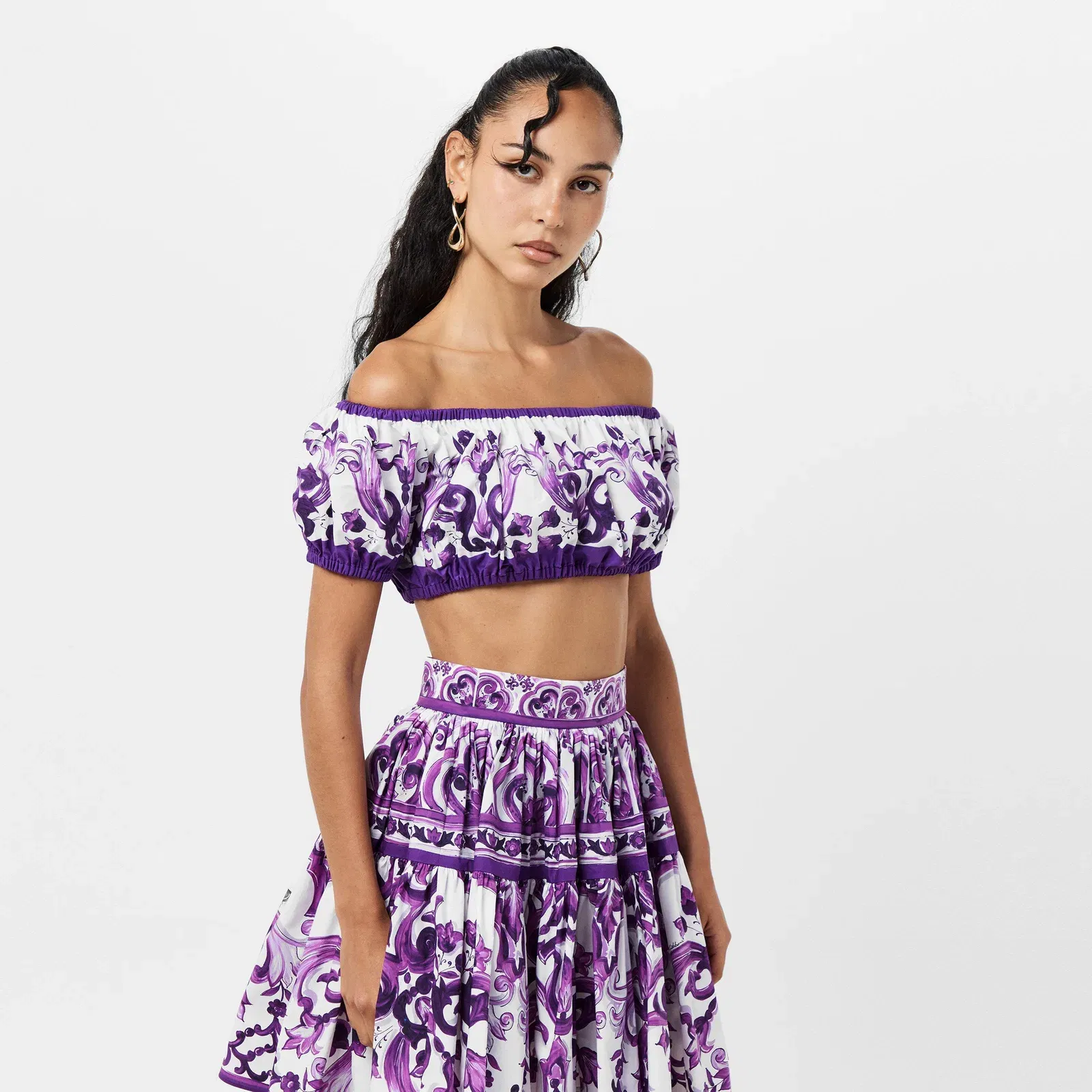 Short-Sleeve Crop Top