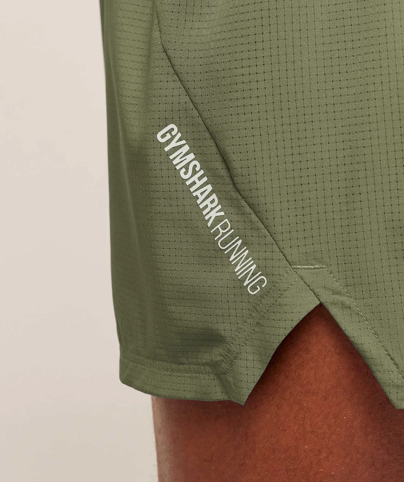 Gymshark Running 5" Shorts - GS Grounded Green
