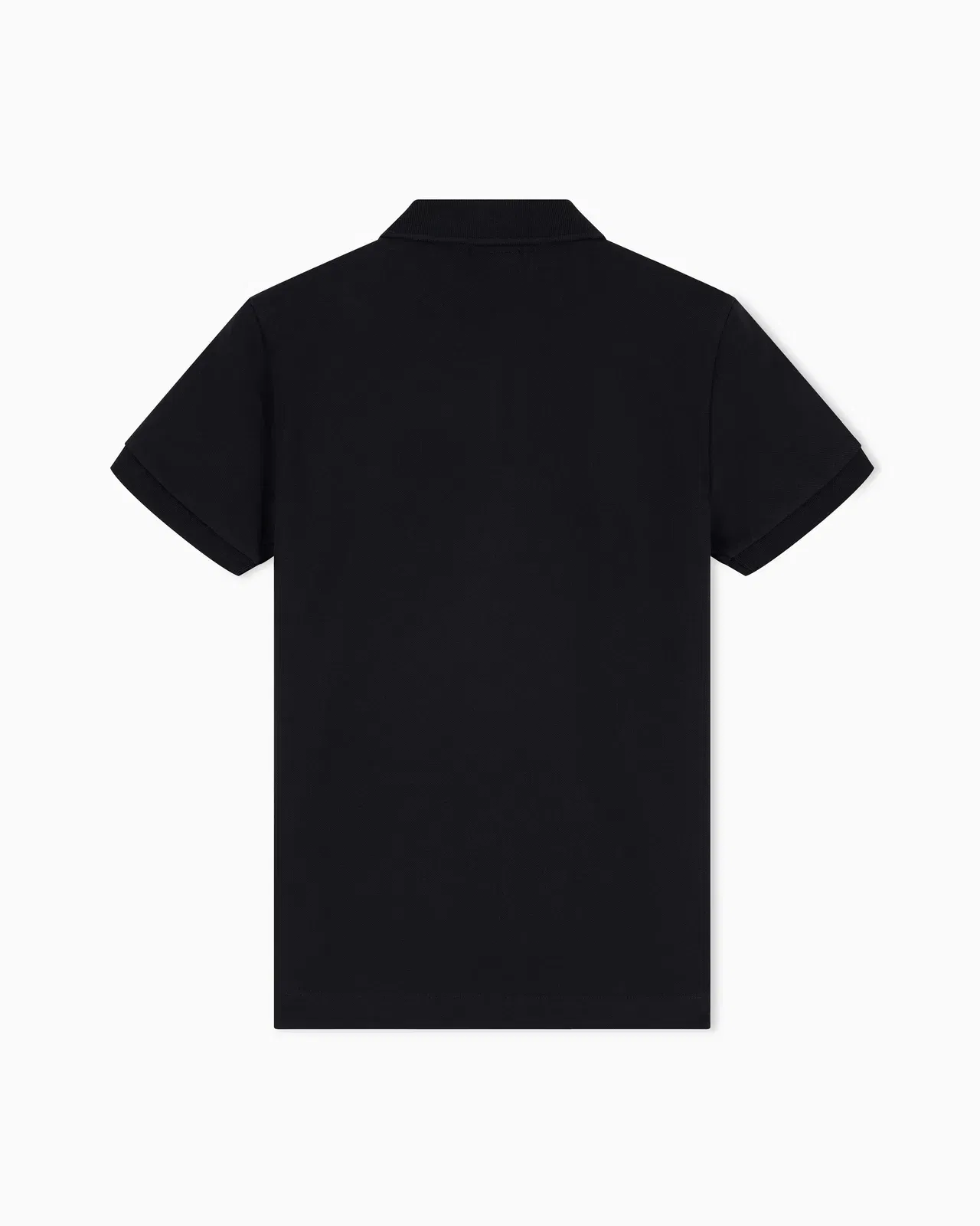 EA7 Jersey polo in stretch cotton with metal logo Core Lady