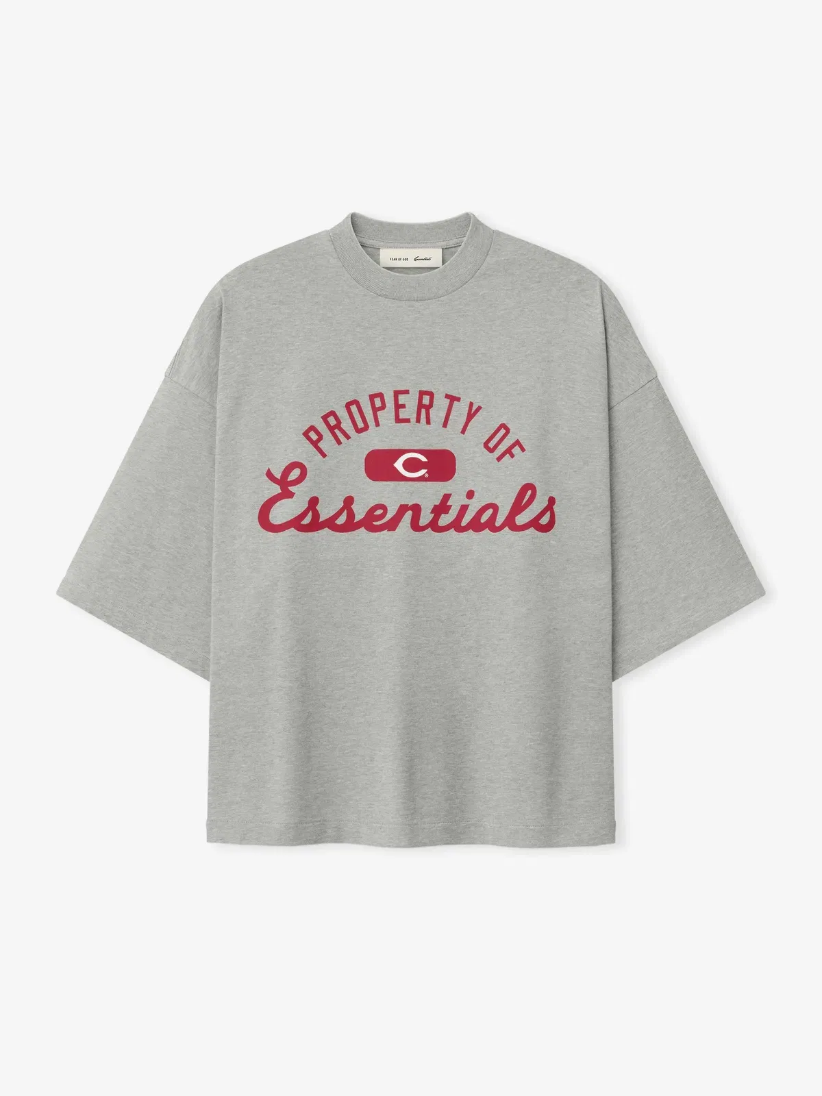 Essentials Reds Merch T-Shirt Concrete Heather