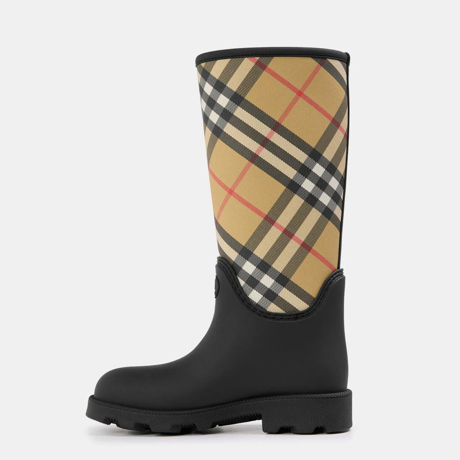 Concealed Zip Architectural Heel Knee High Boots