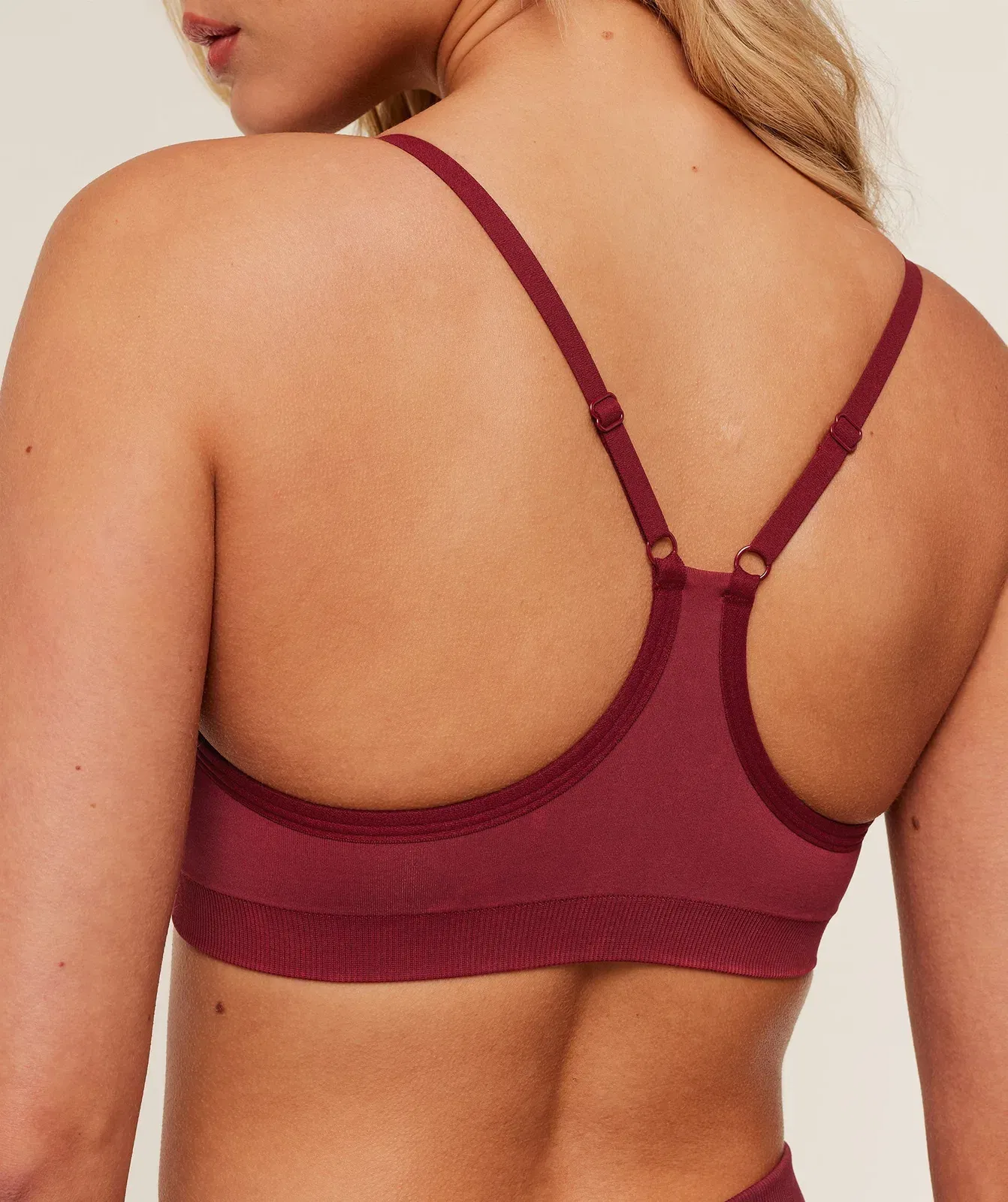 Gymshark Washed Sports Bra - Red Wash