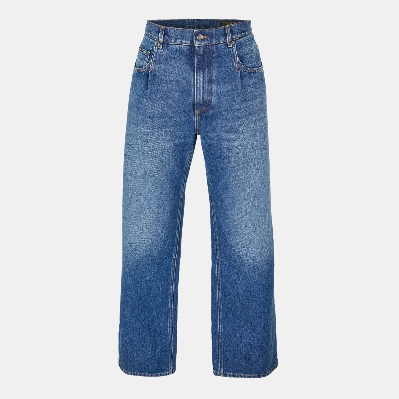 Relaxed Straight Leg Jeans