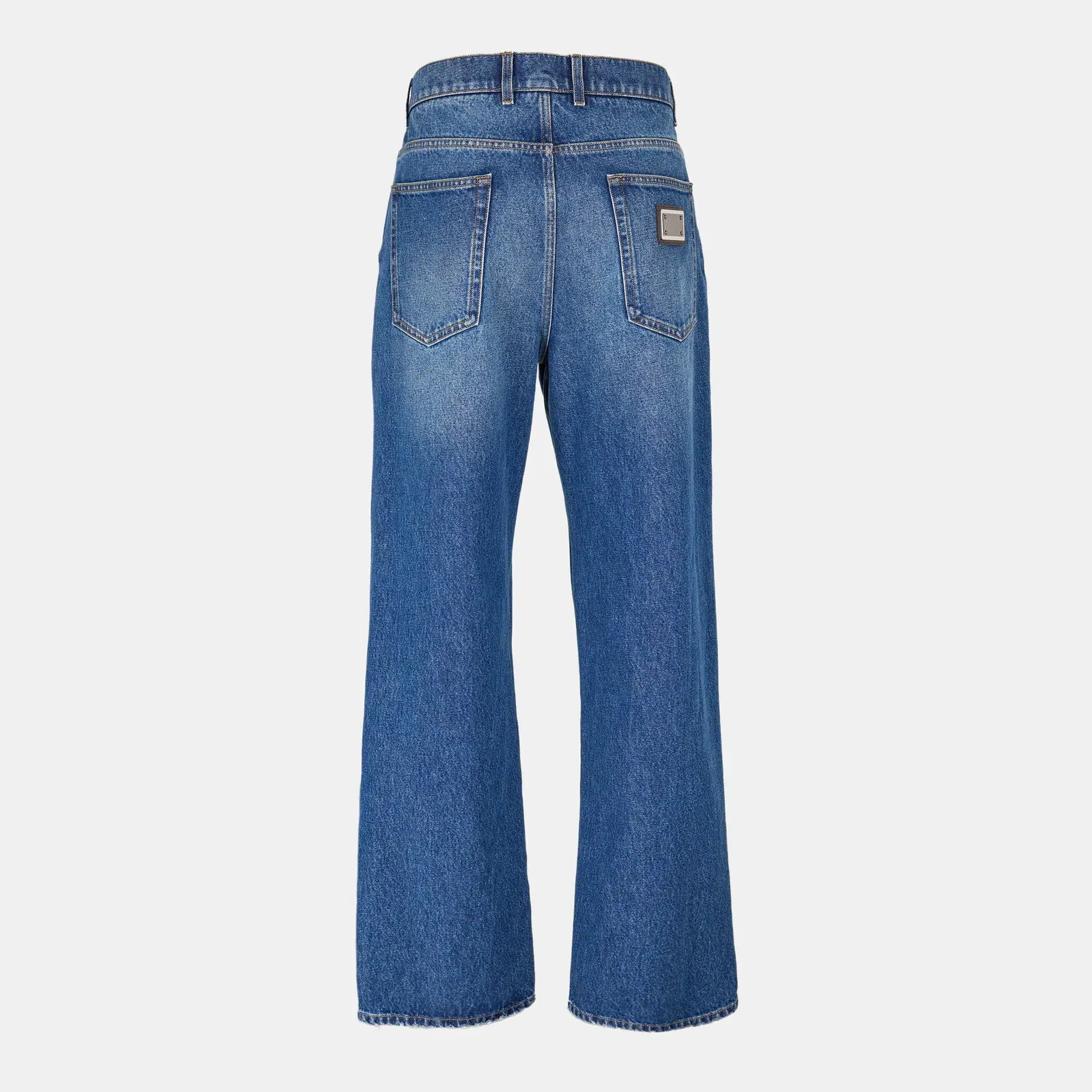 Relaxed Straight Leg Jeans