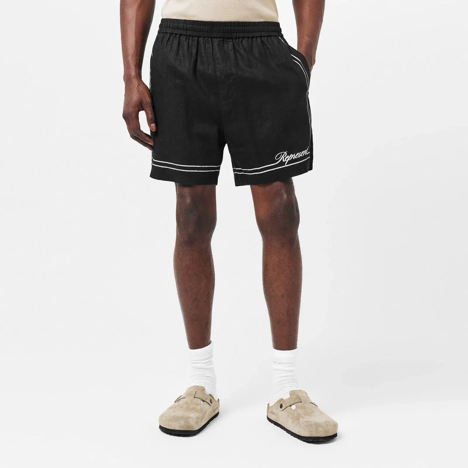 Rep Border Woven Shorts