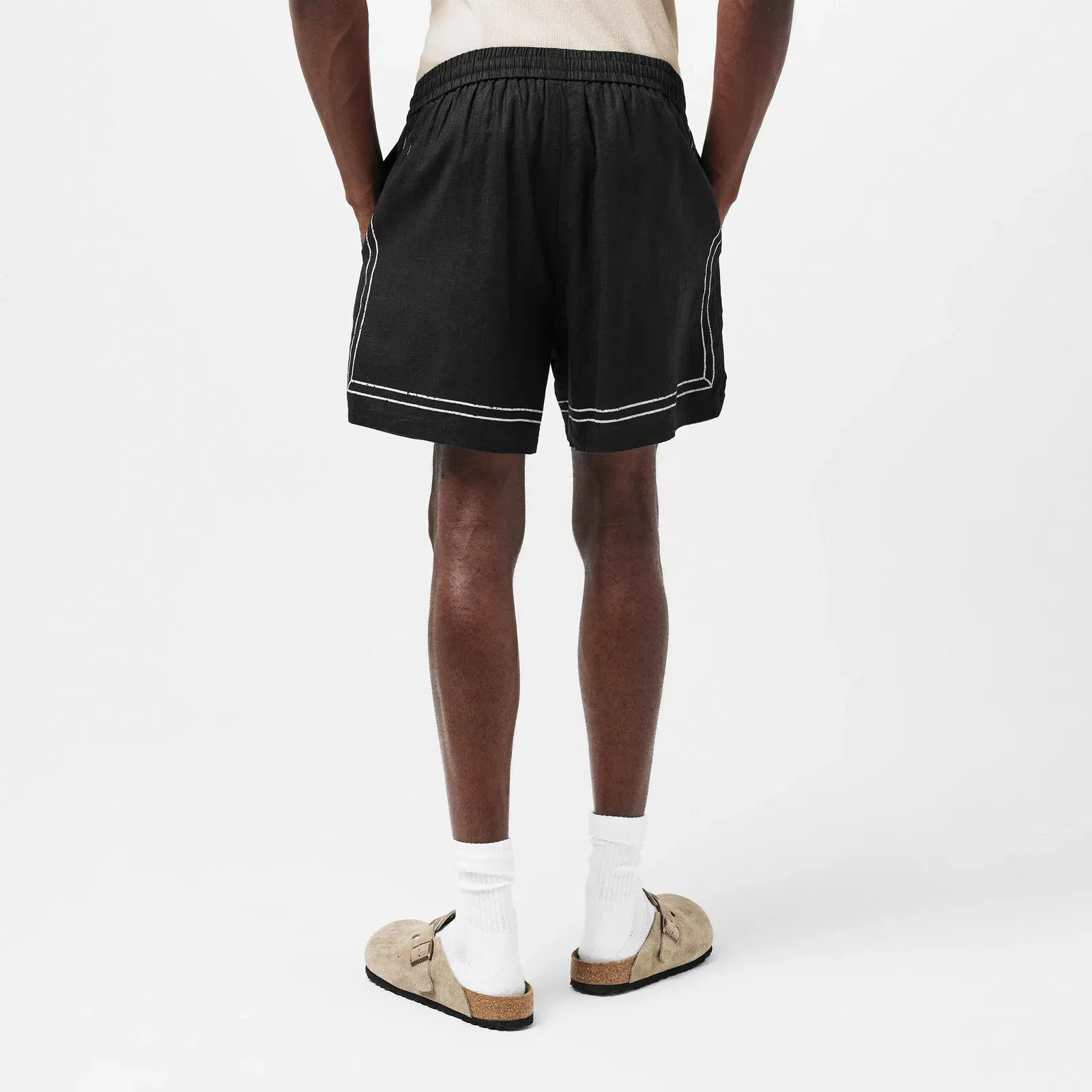Rep Border Woven Shorts