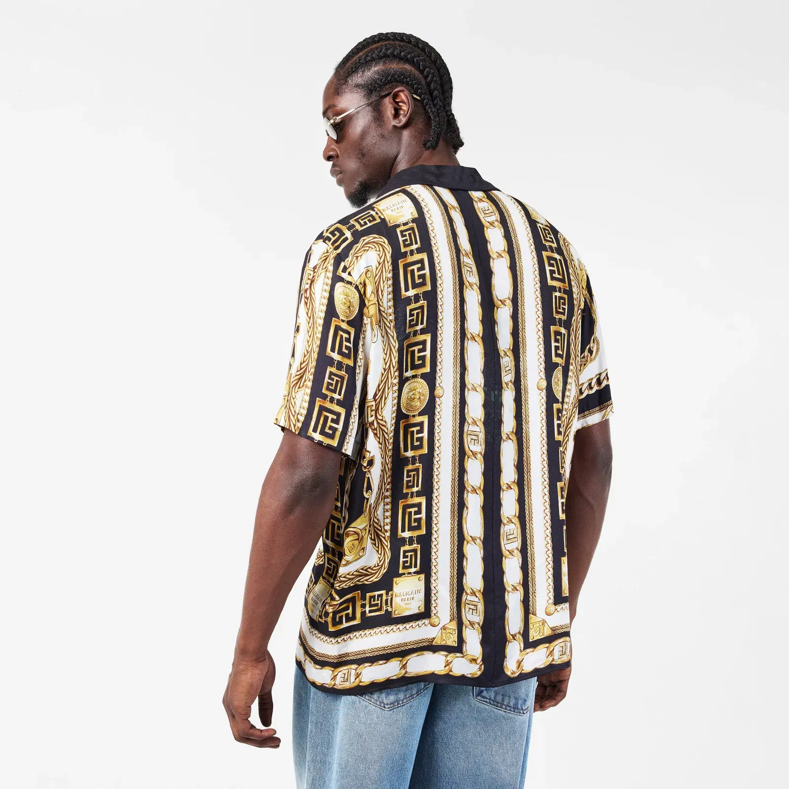 Patterned Short Sleeve Shirt