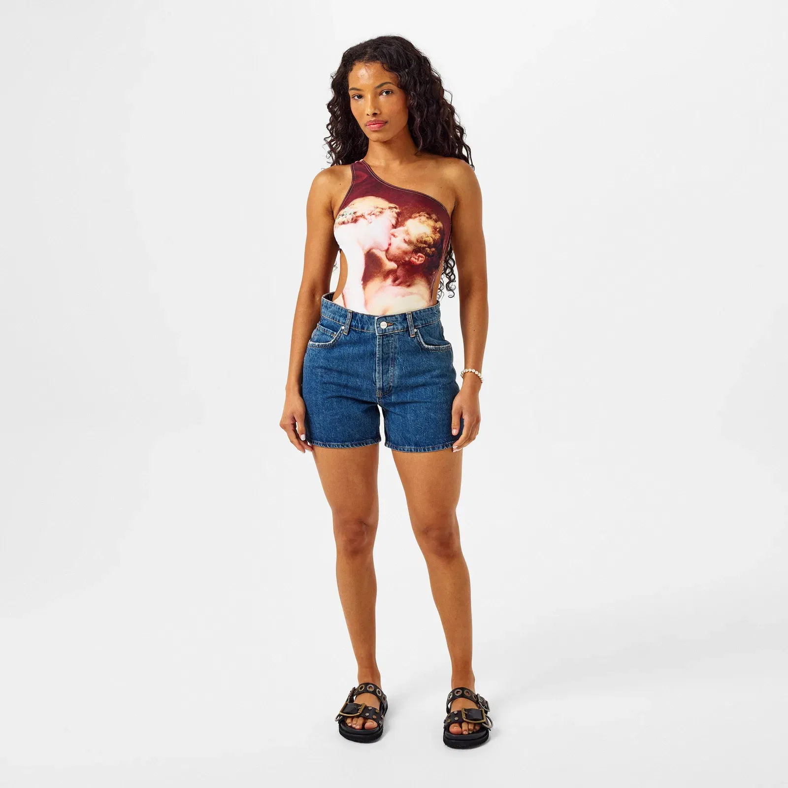 The Kiss One Shoulder Swimsuit