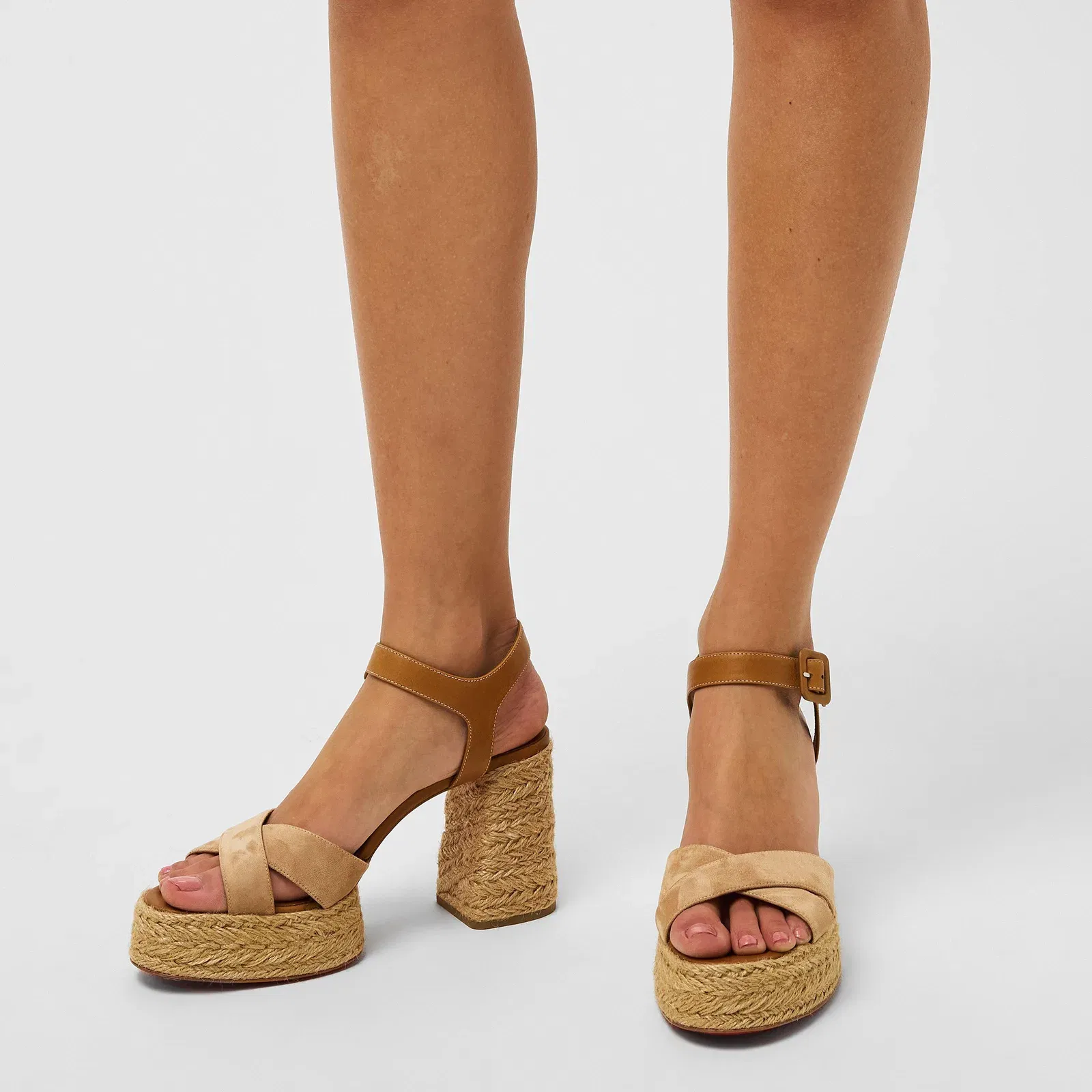 Calakala Leather Wedges, 85mm