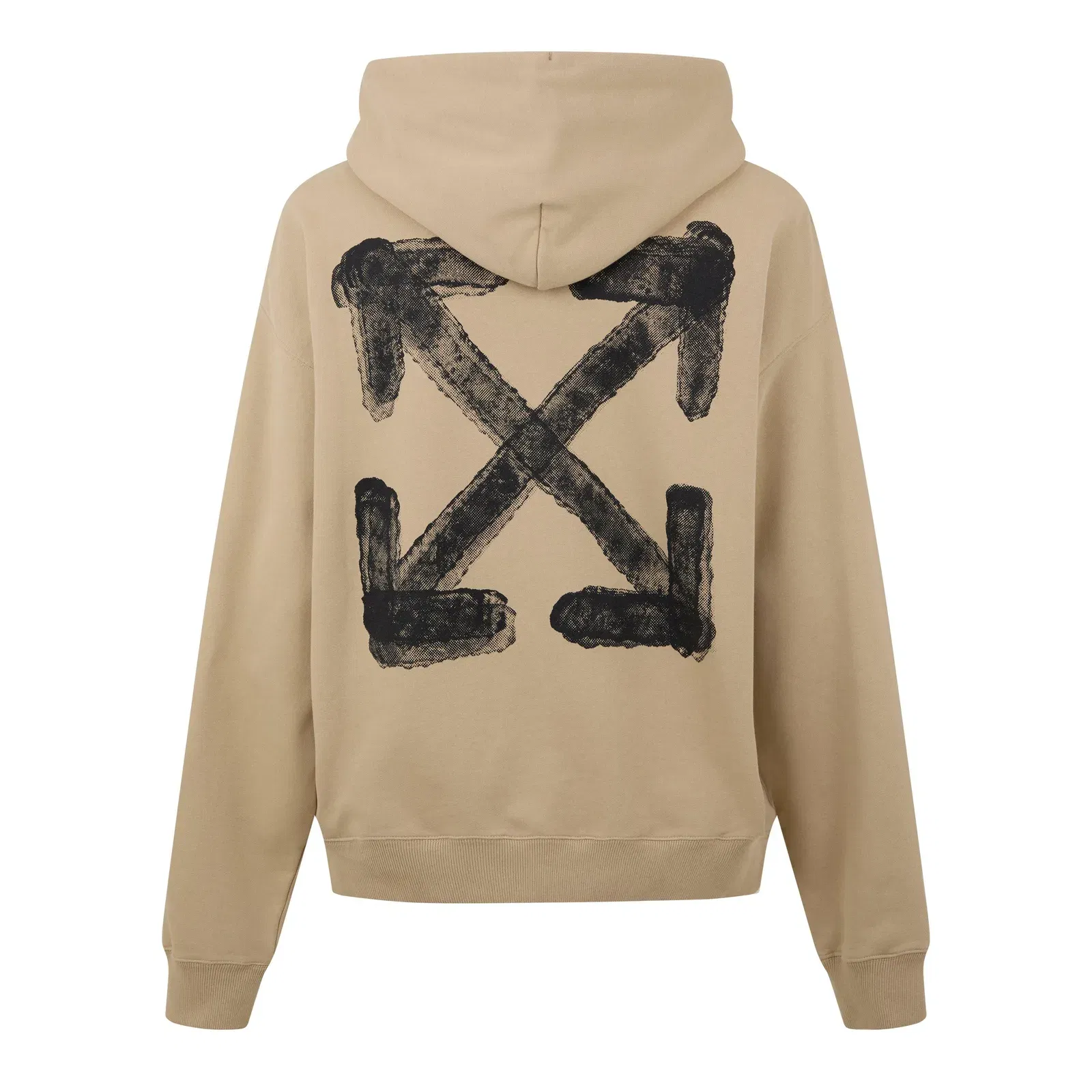 Graffiti Spray Arrow Cotton Long Sleeve Hoodie