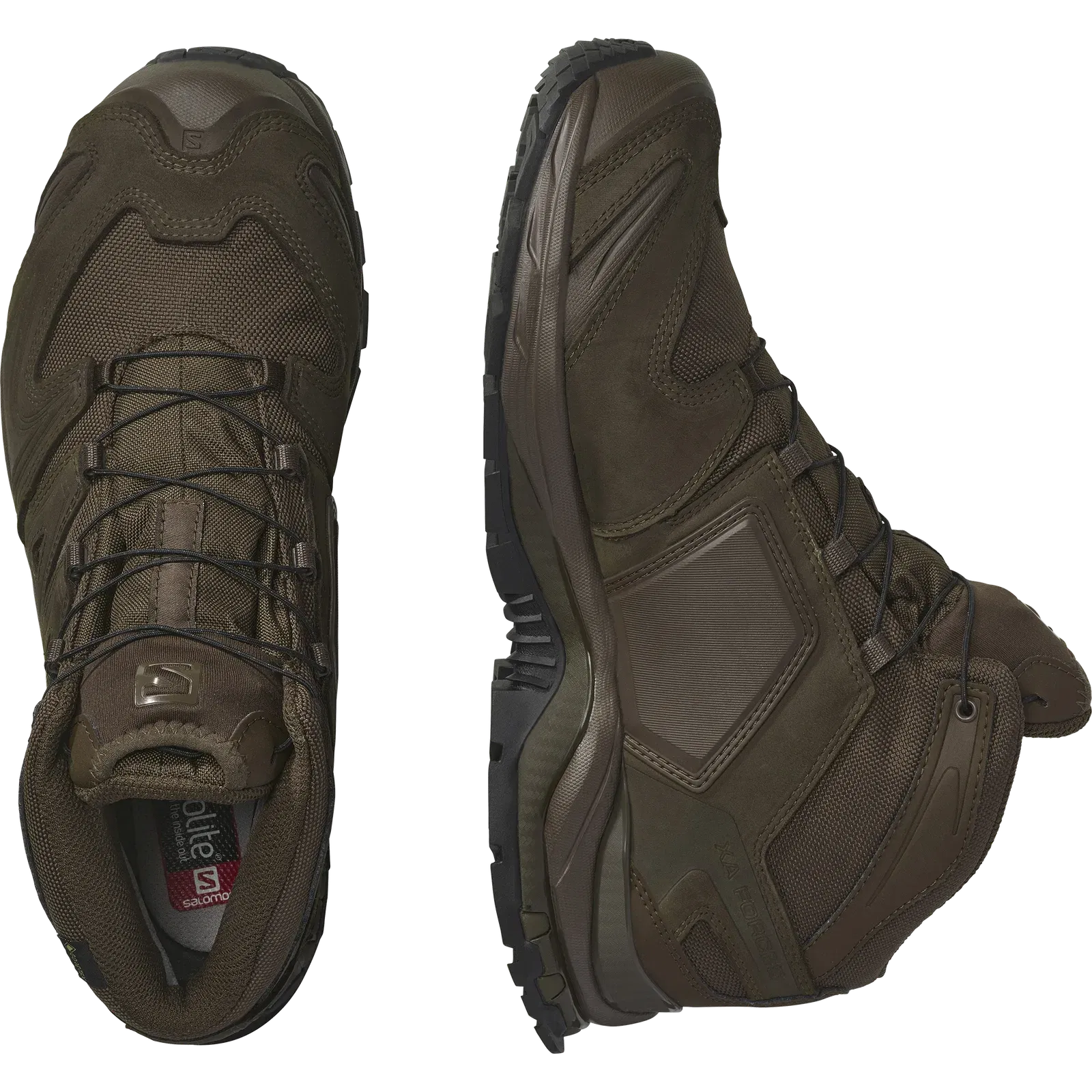 Salomon Xa Forces Mid Gore-Tex En Forces Shoes Earth Brown