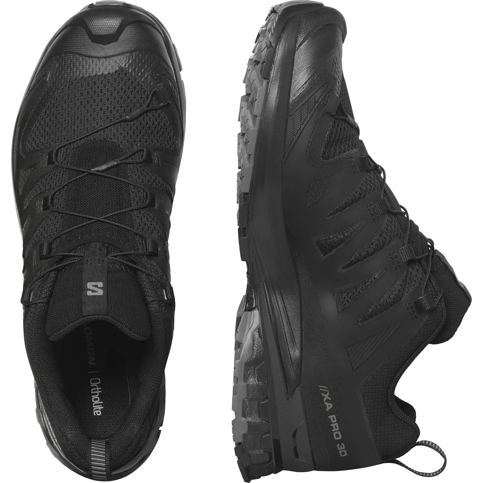 Salomon Xa Pro 3D V9 Wide Trail Running Shoes Black