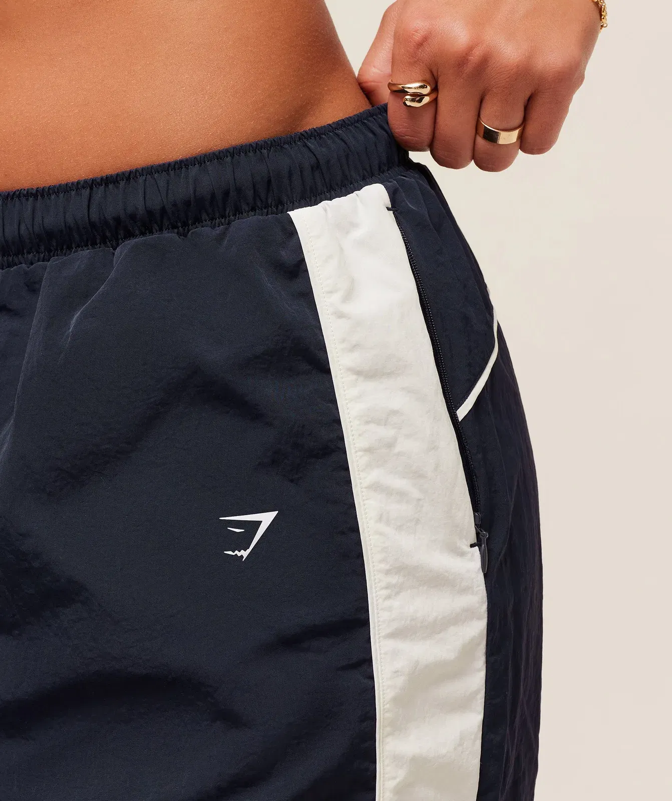Gymshark x Analis Woven Track Pant - Midnight Blue