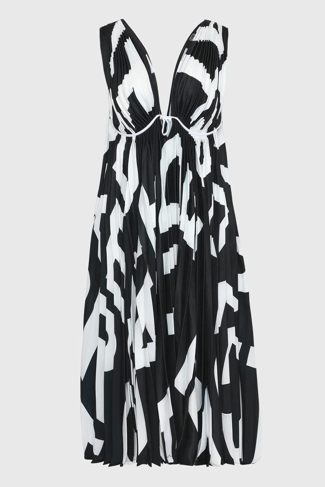 PAG PLEATED DRESS W/ BRA LINES