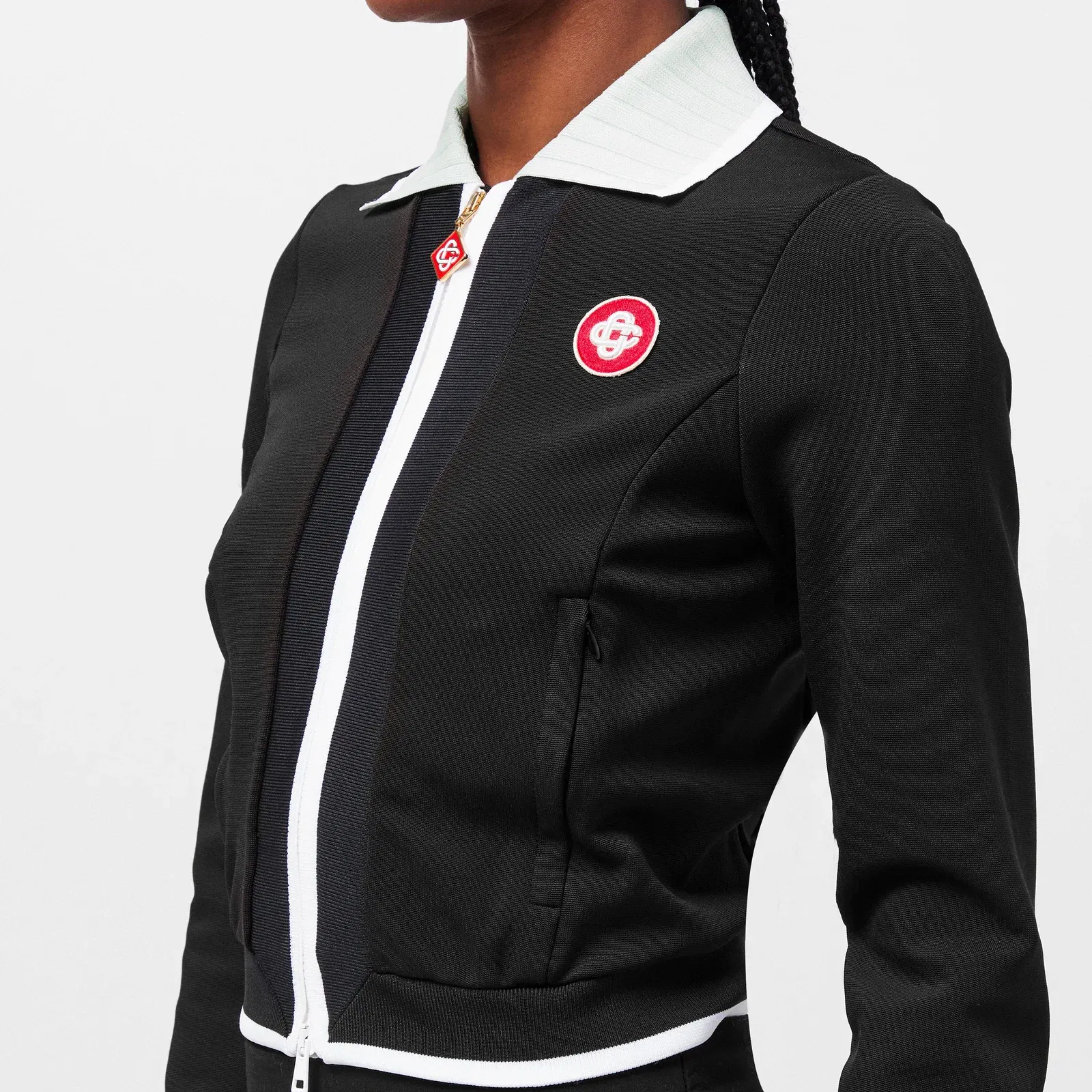 Structured Relaxed Fit Tracksuit Top
