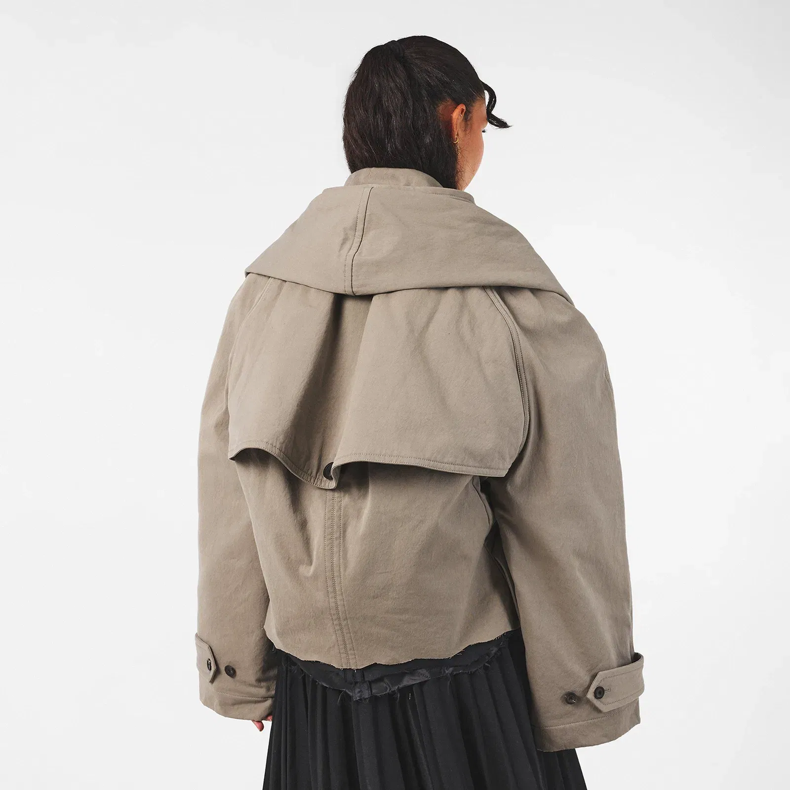Hooded Trench Coat