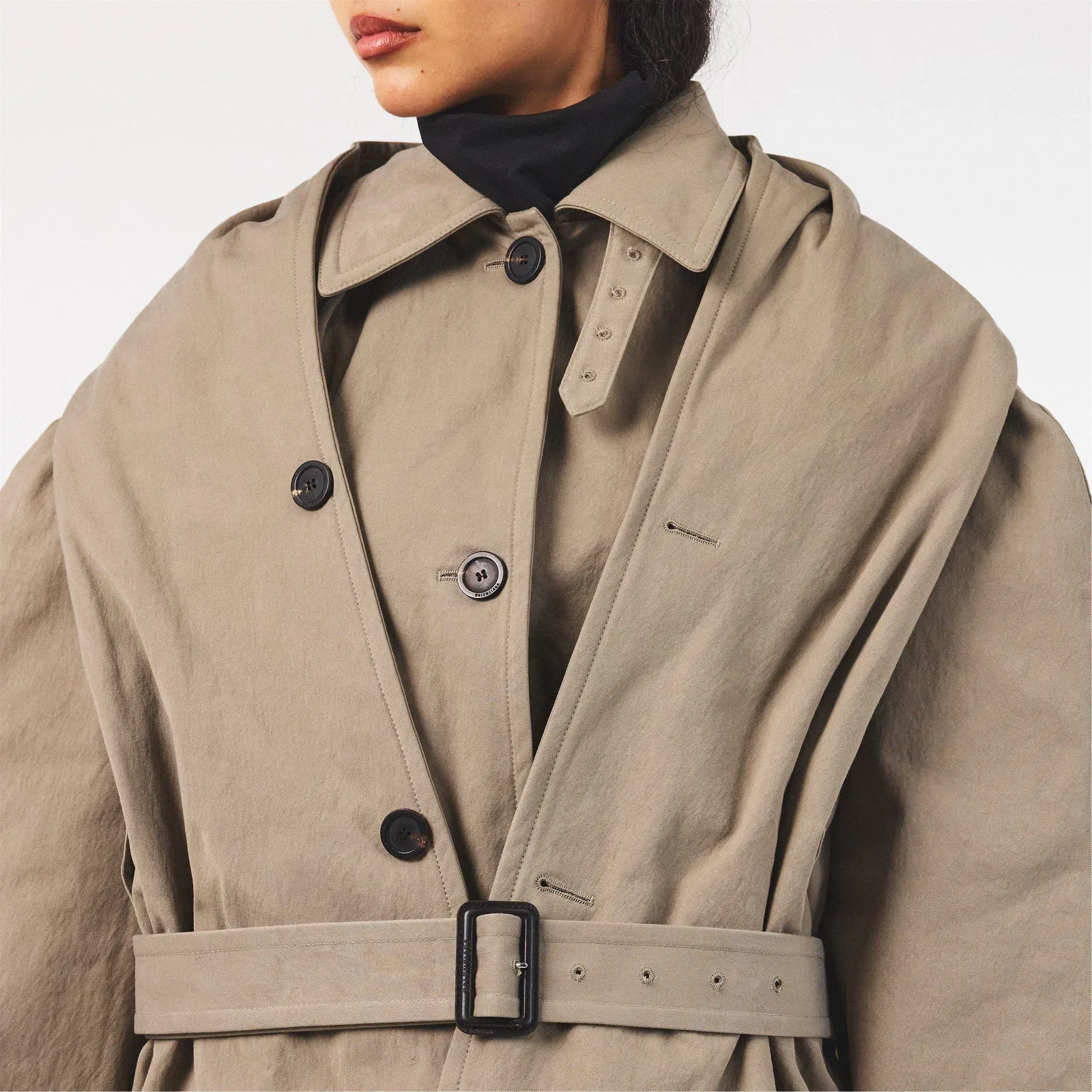 Hooded Trench Coat