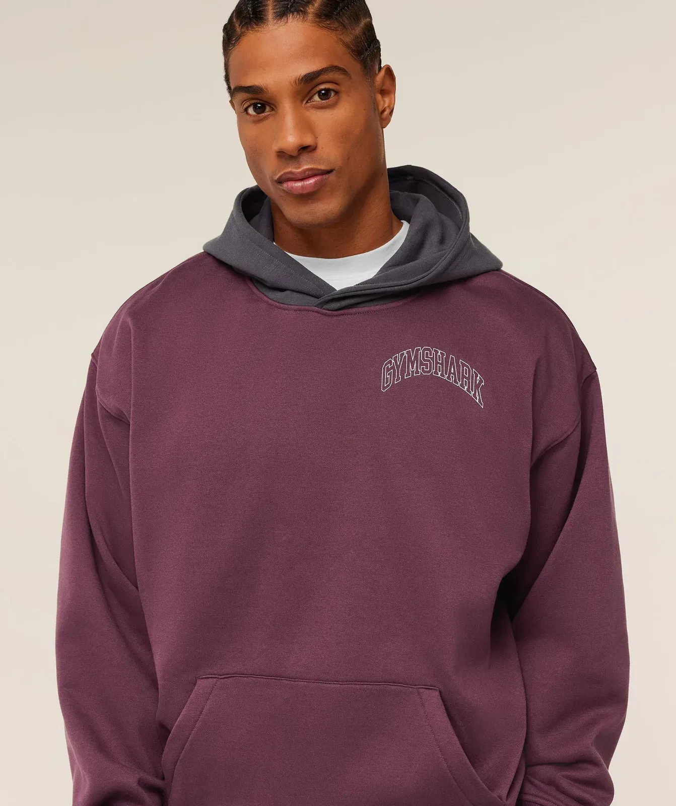 Gymshark Collegiate Tech Hoodie - GS Impact Burgundy