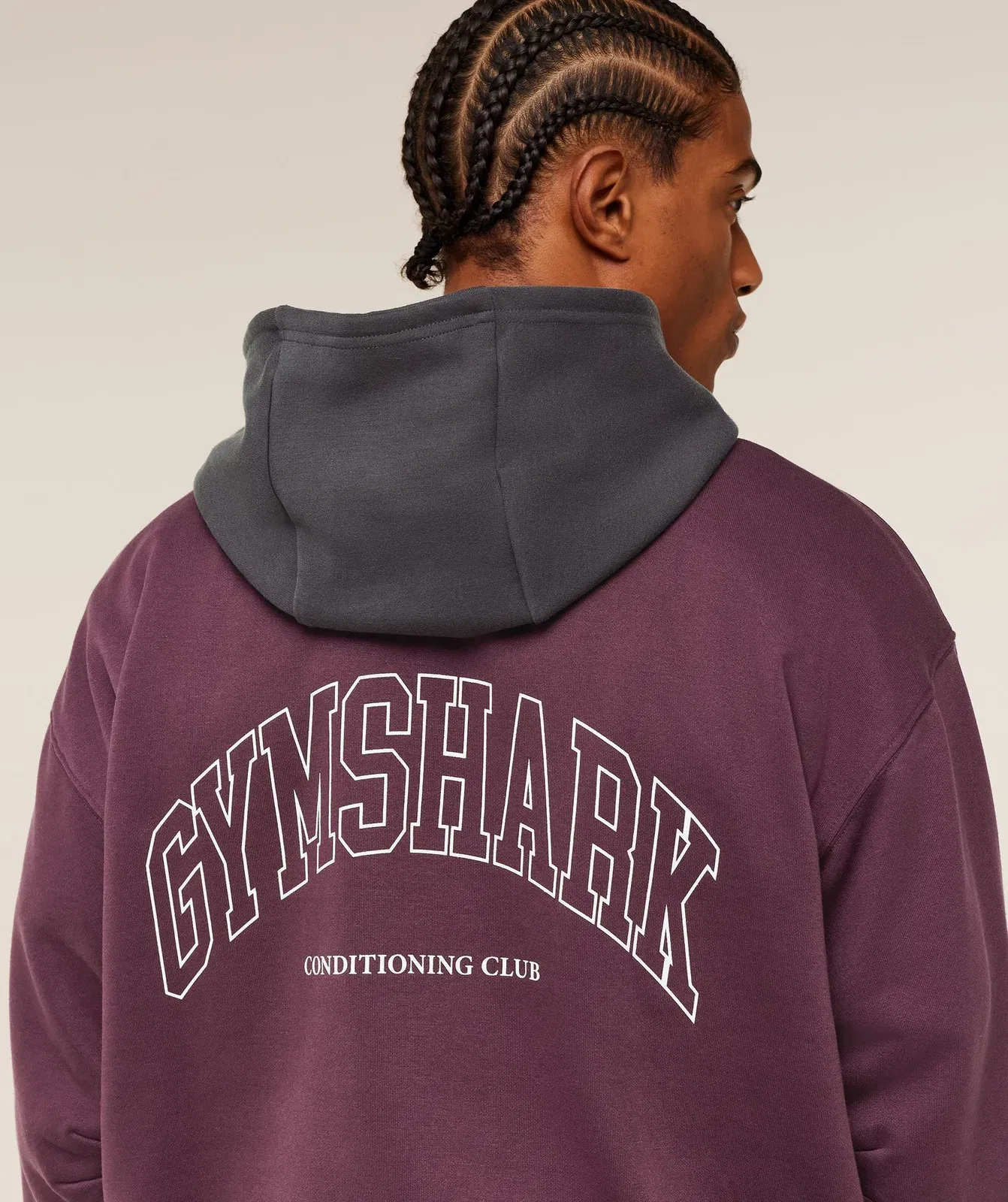 Gymshark Collegiate Tech Hoodie - GS Impact Burgundy