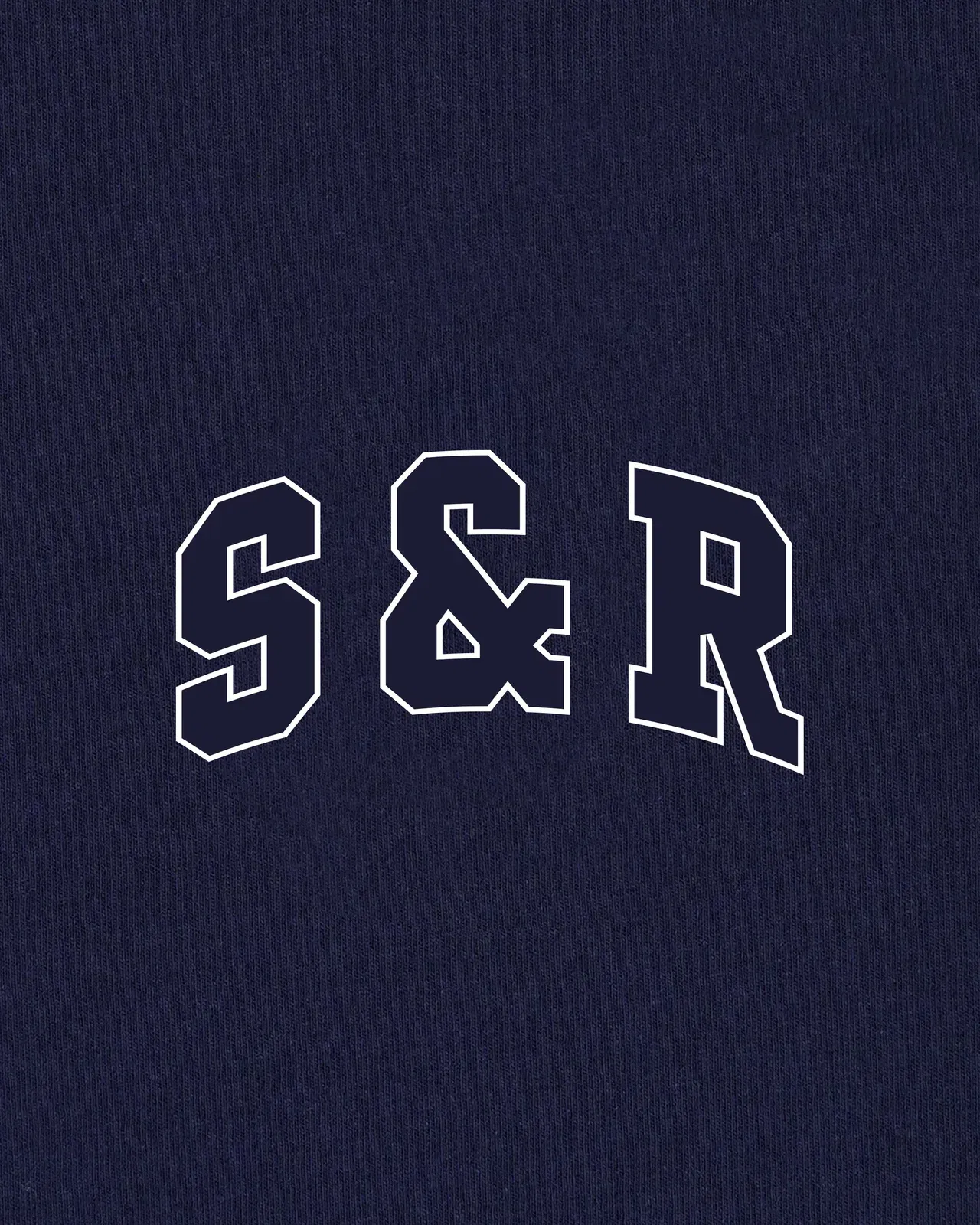 S&R Ivy Gym Short - Navy/White