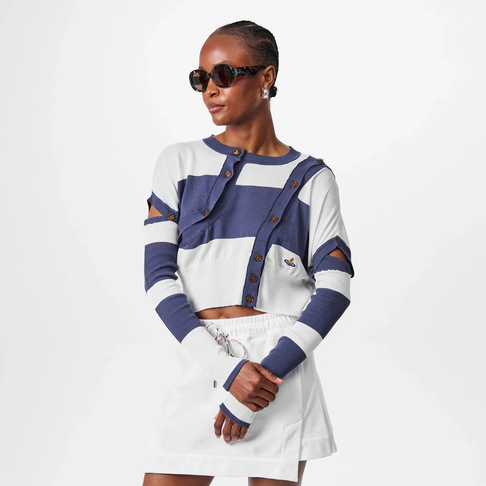 Viv Olivia Structured Knit Cardigan