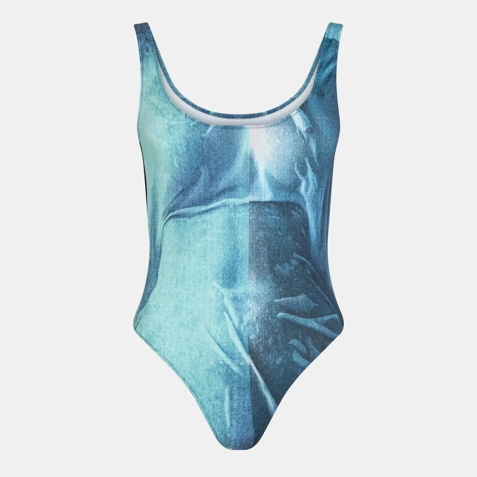 Scoop Neck Stretch Swimsuit