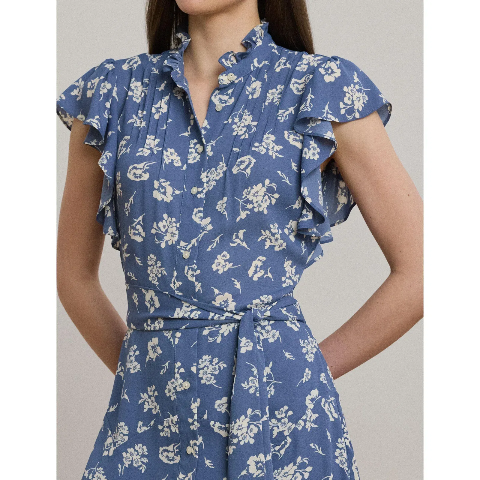 Floral Belted Dress