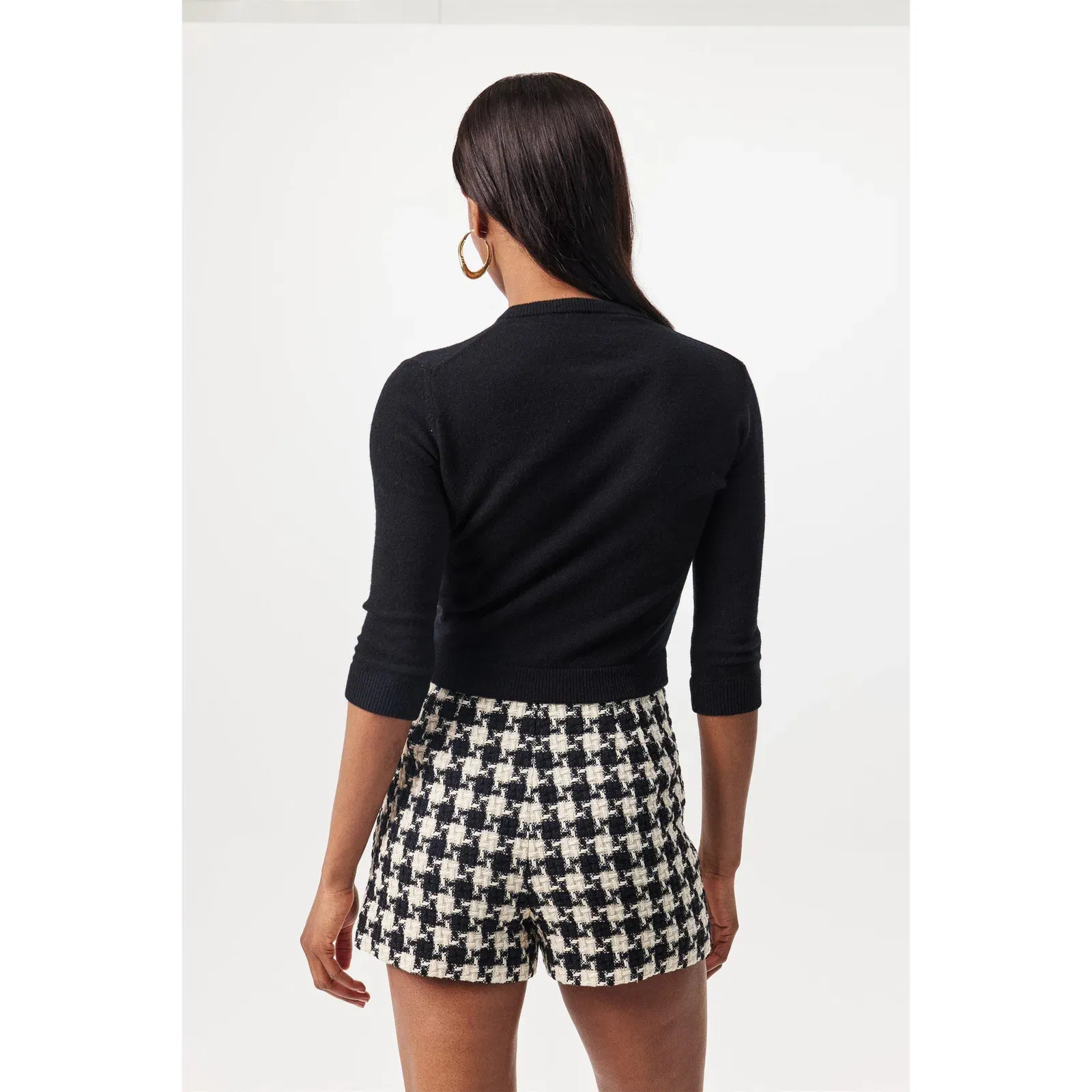Cardigan With Embroidered Bows