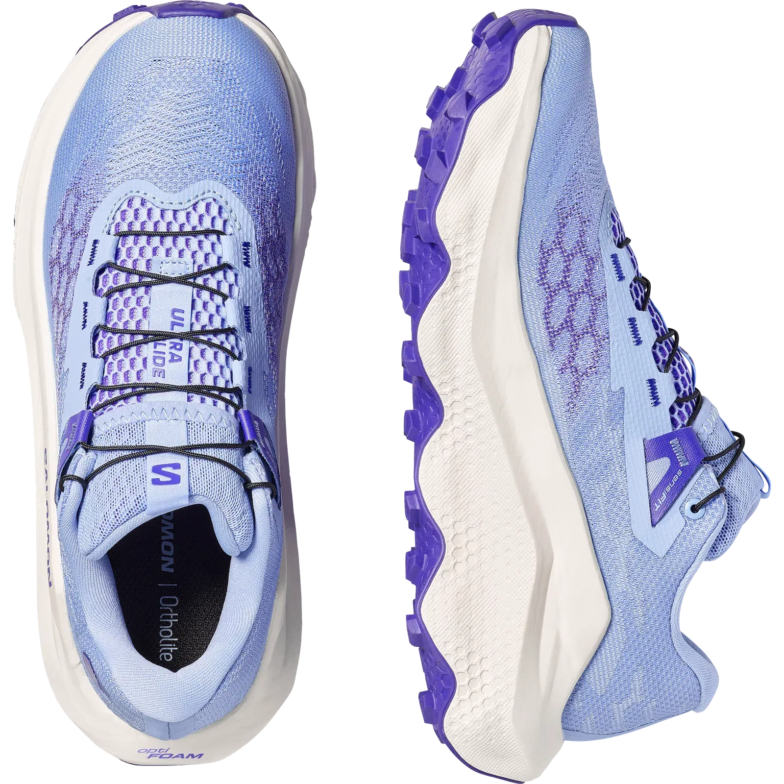 Salomon Ultra Glide 4 Trail Running Shoes Womens Brunnera Blue