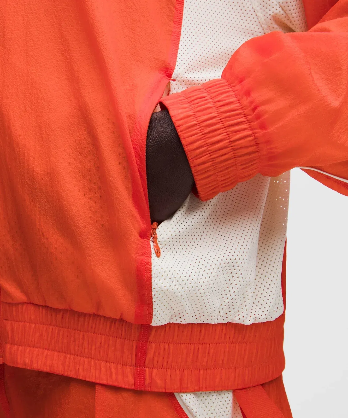 Lululemon License to Train Textured Nylon Jacket