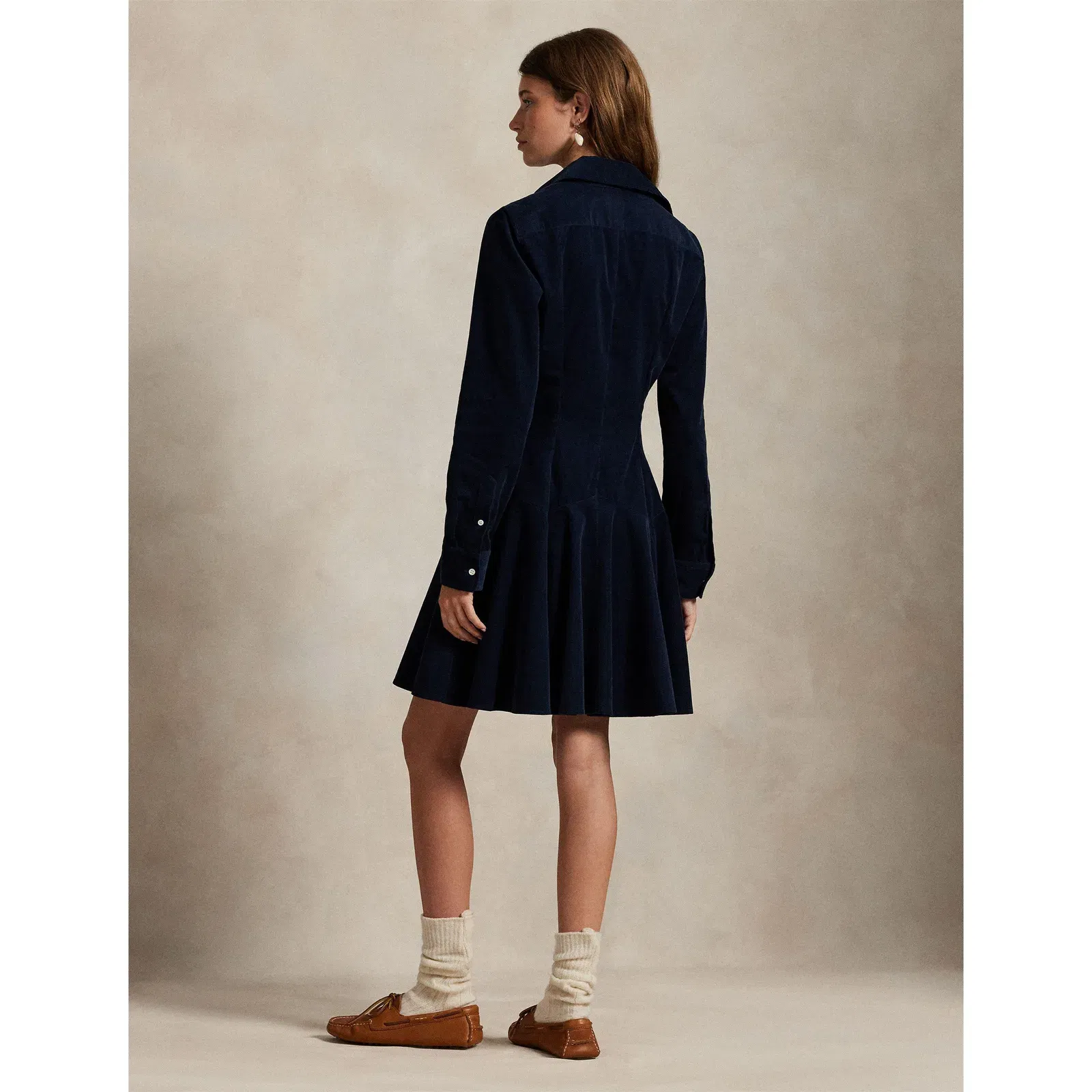 Cord Shirt Dress