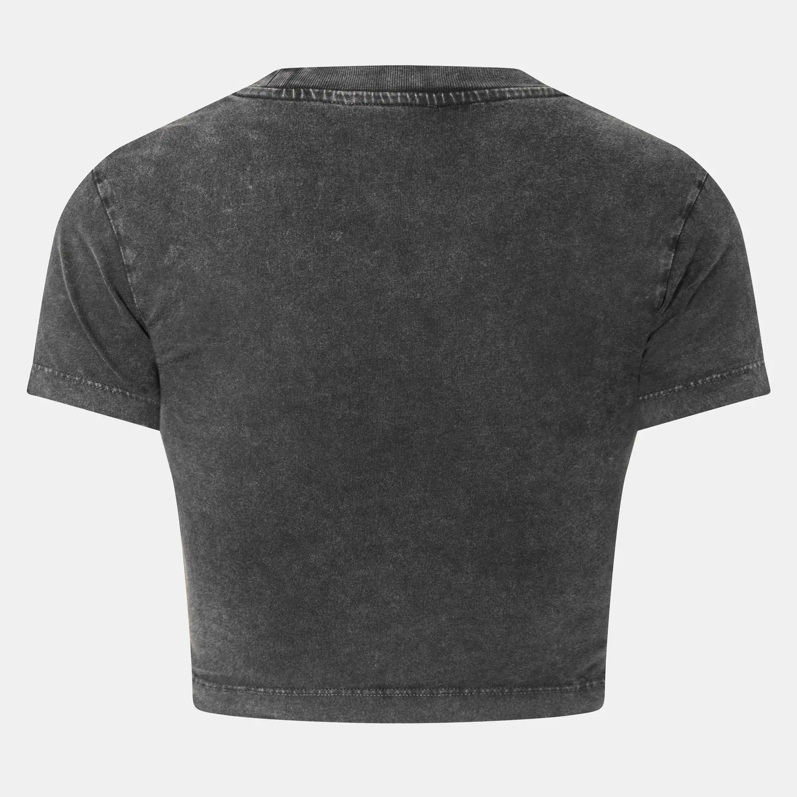 Marble Cropped Fitted Baby T-Shirt