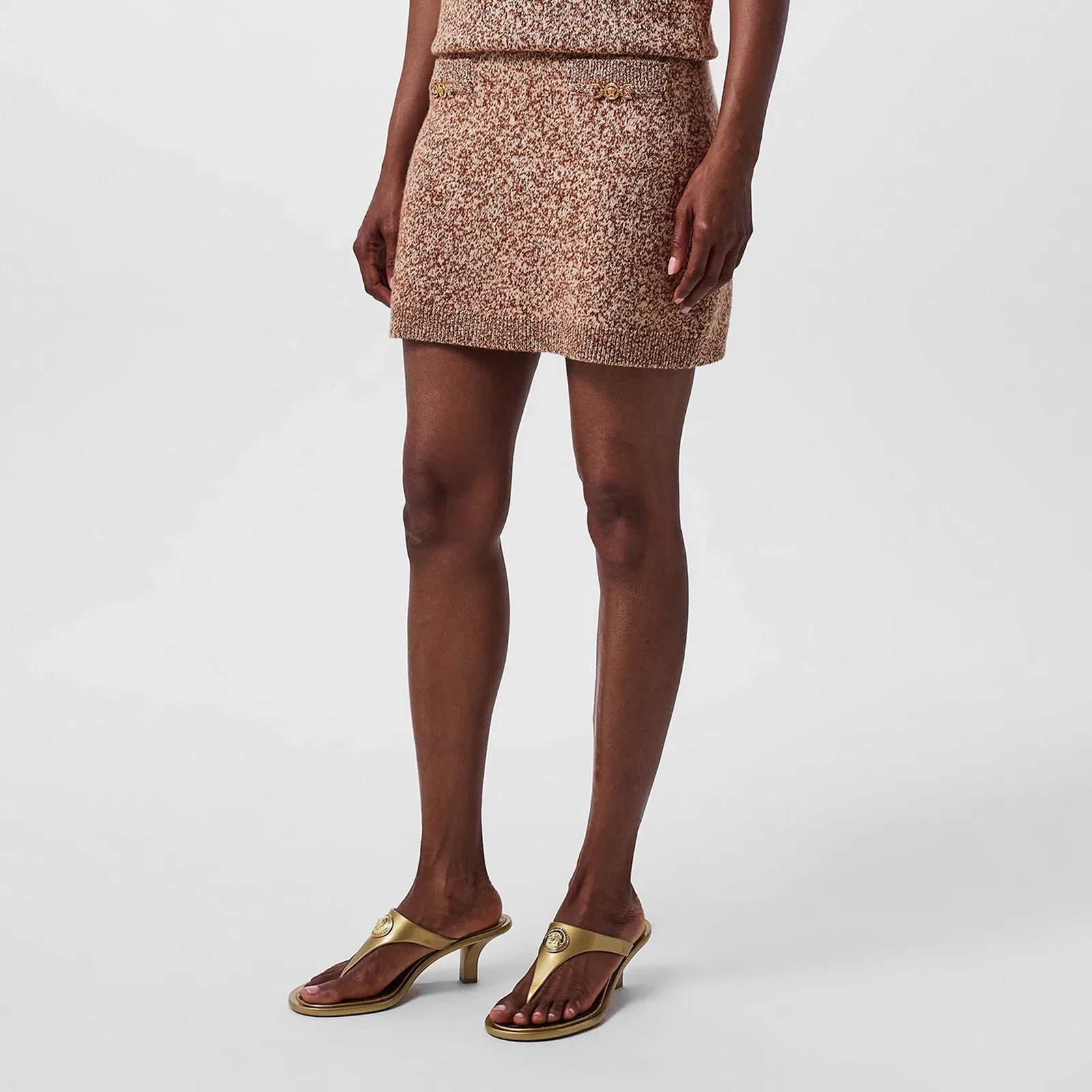 Precision Cut Tailored Mini Skirt